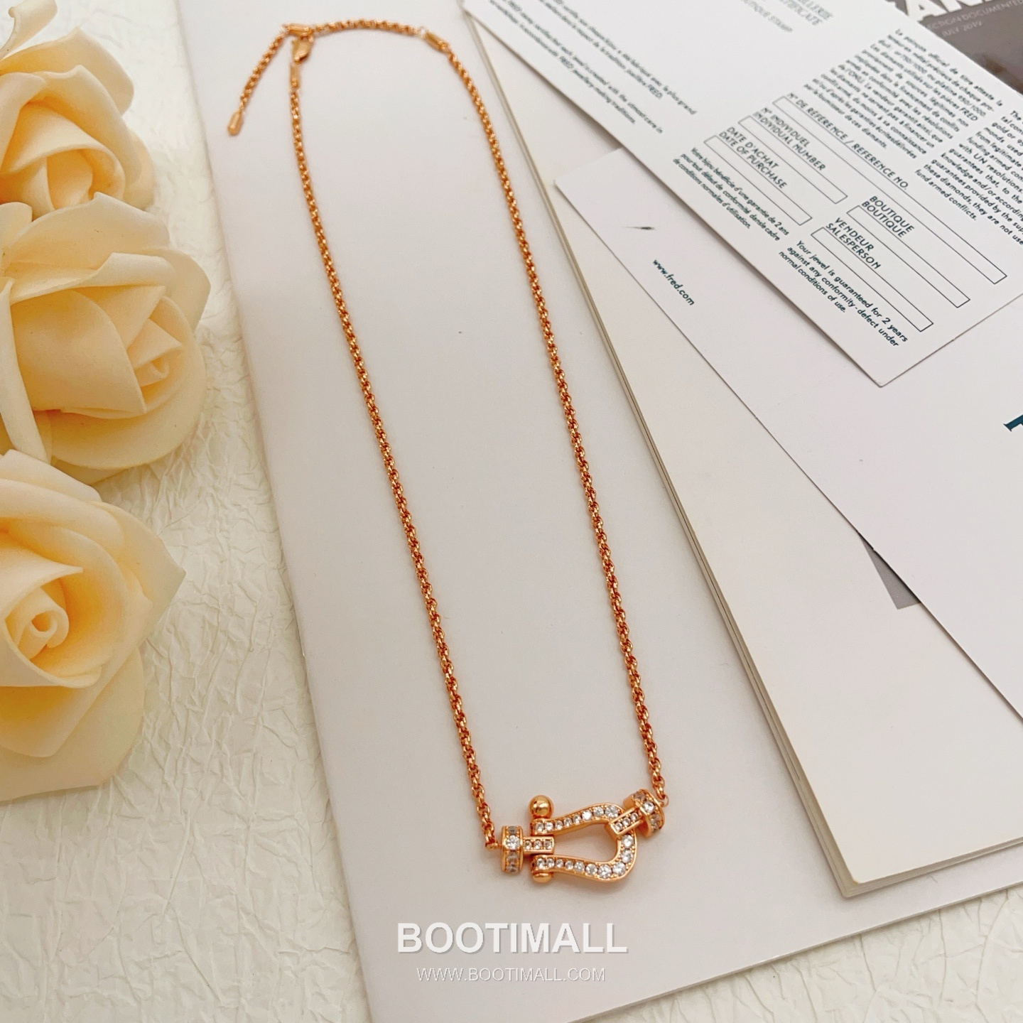 Fred Force 10 Horseshoe Buckle Necklace 프레드 포스텐 호스슈 버클 네크리스 5