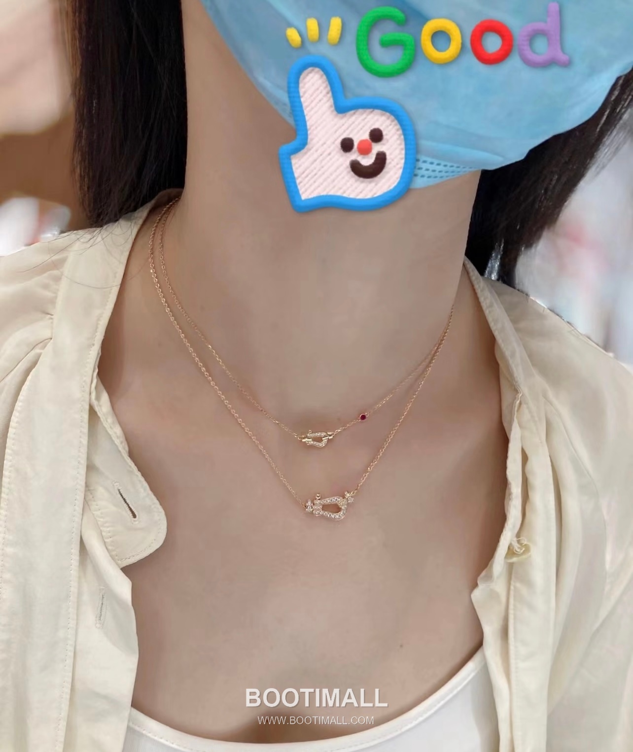 Fred Force 10 Horseshoe Buckle Necklace 프레드 포스텐 호스슈 버클 네크리스 11