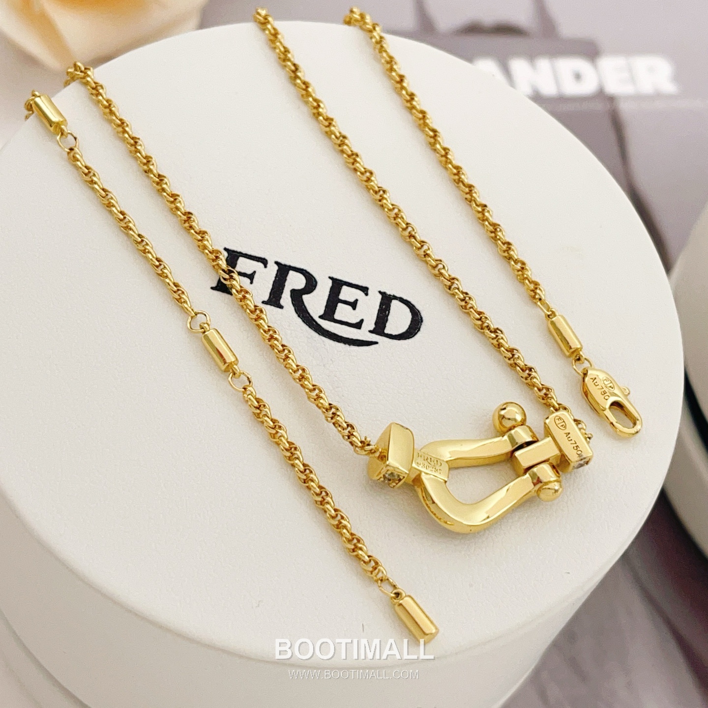 Fred Force 10 Horseshoe Buckle Necklace 프레드 포스텐 호스슈 버클 네크리스 3