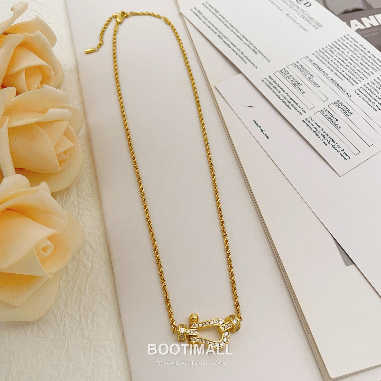 Fred Force 10 Horseshoe Buckle Necklace 프레드 포스텐 호스슈 버클 네크리스 4