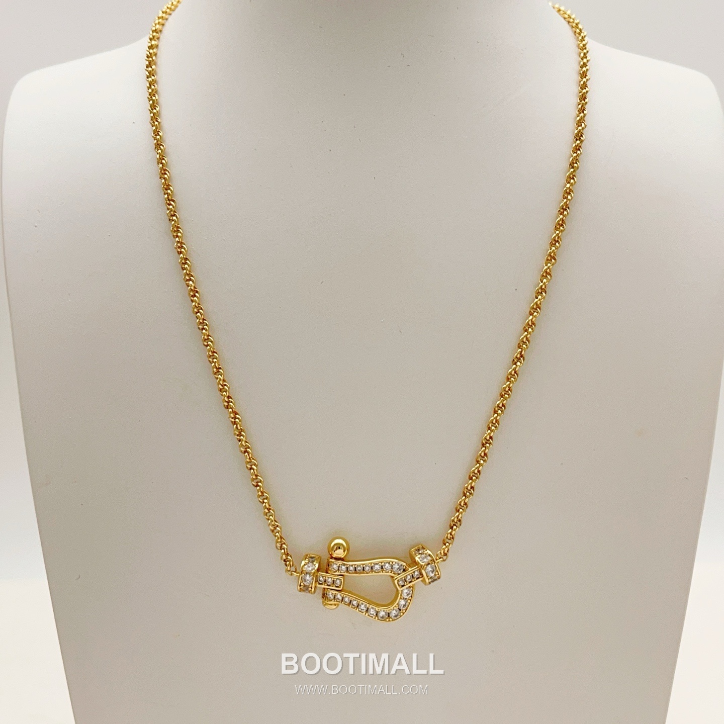 Fred Force 10 Horseshoe Buckle Necklace 프레드 포스텐 호스슈 버클 네크리스 7