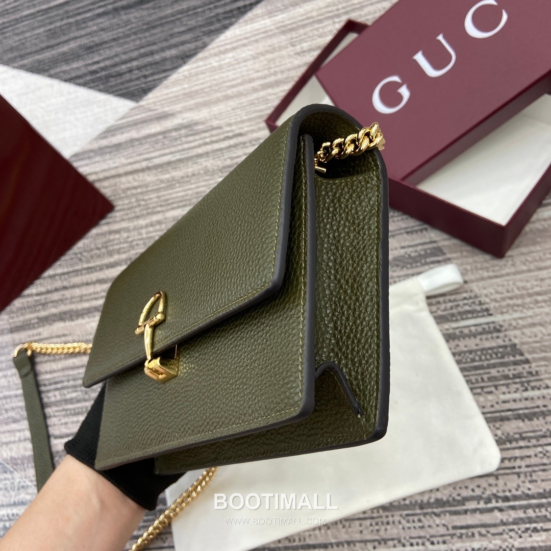 Gucci Softbit Horsebit Leather Shoulder Bag 837373 구찌 소프트빗 마마장식 레더 숄더백 20cm 5