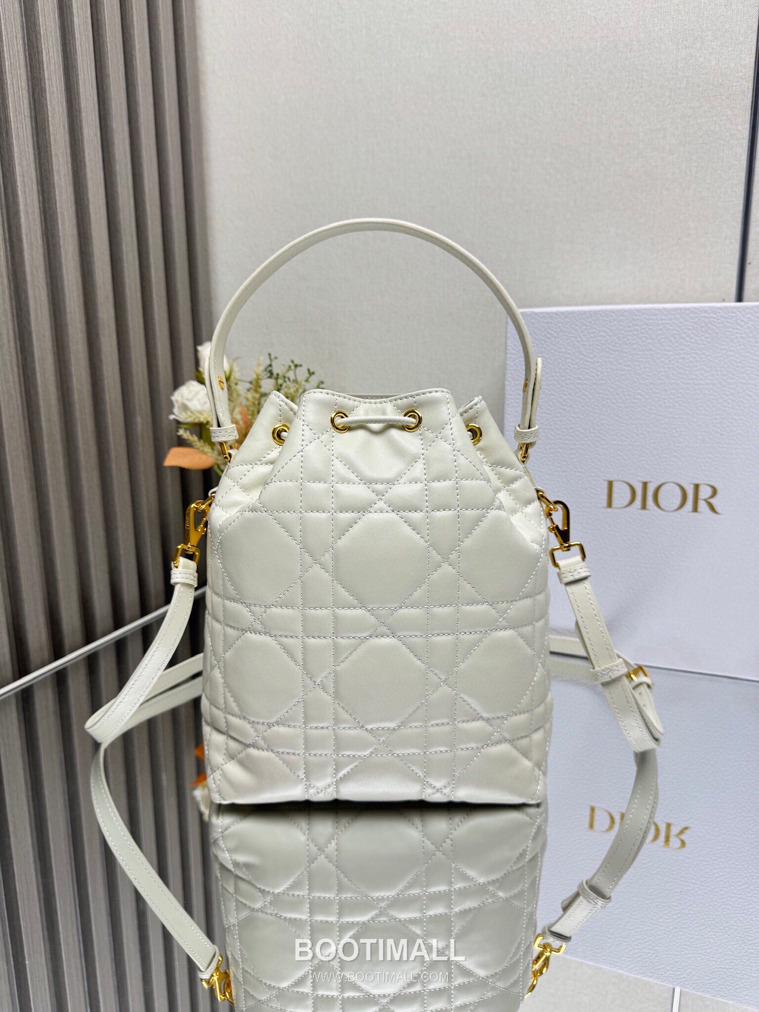 Dior Caro Cannage Lambskin Bucket Bag M3372 디올 카로 까나쥬 램스킨 버킷백 20cm 6
