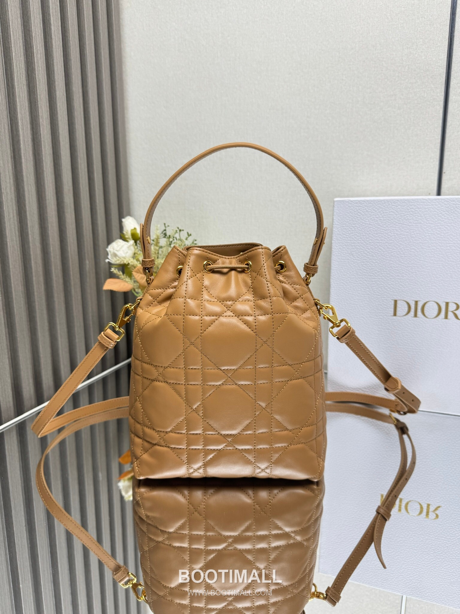 Dior Caro Cannage Lambskin Bucket Bag M3372 디올 카로 까나쥬 램스킨 버킷백 20cm 5