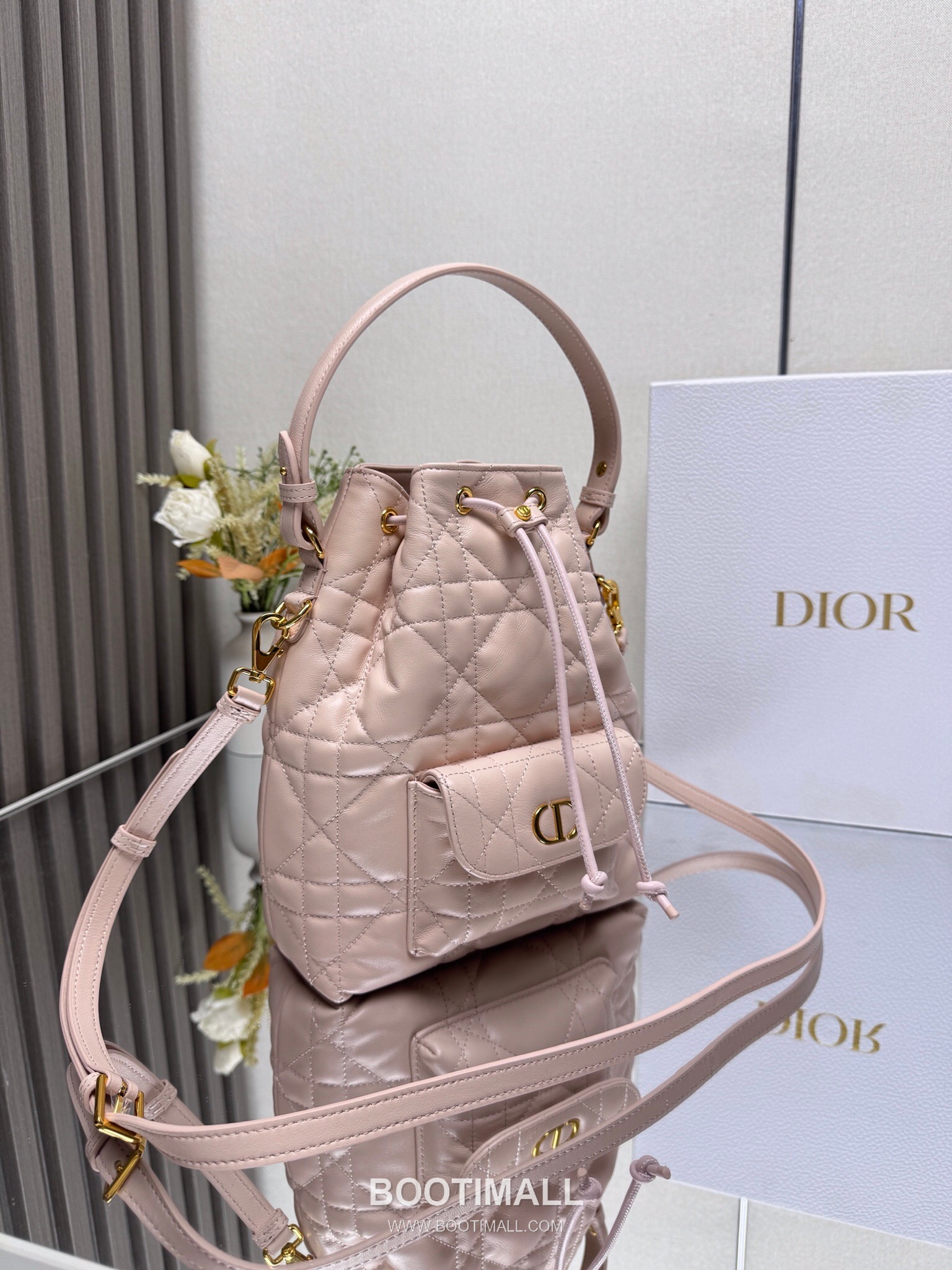 Dior Caro Cannage Lambskin Bucket Bag M3372 디올 카로 까나쥬 램스킨 버킷백 20cm 4