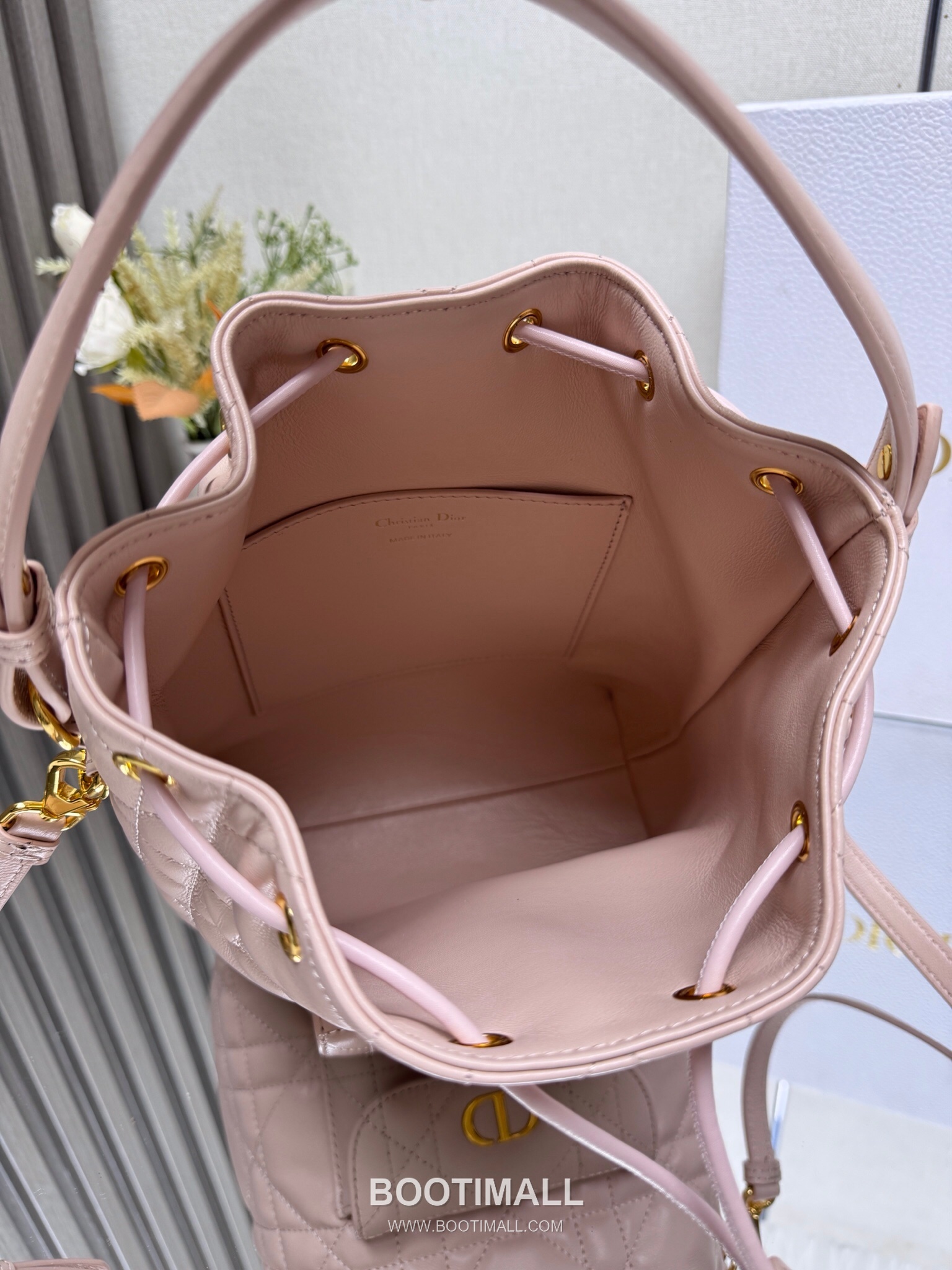 Dior Caro Cannage Lambskin Bucket Bag M3372 디올 카로 까나쥬 램스킨 버킷백 20cm 9
