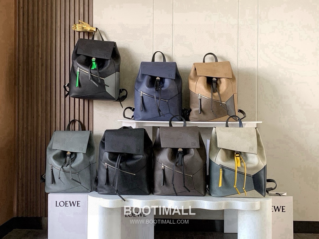 Loewe Puzzle Grained Calfskin Backpack 9031 로에베 퍼즐 그레인 카프스킨 백팩 33cm 10