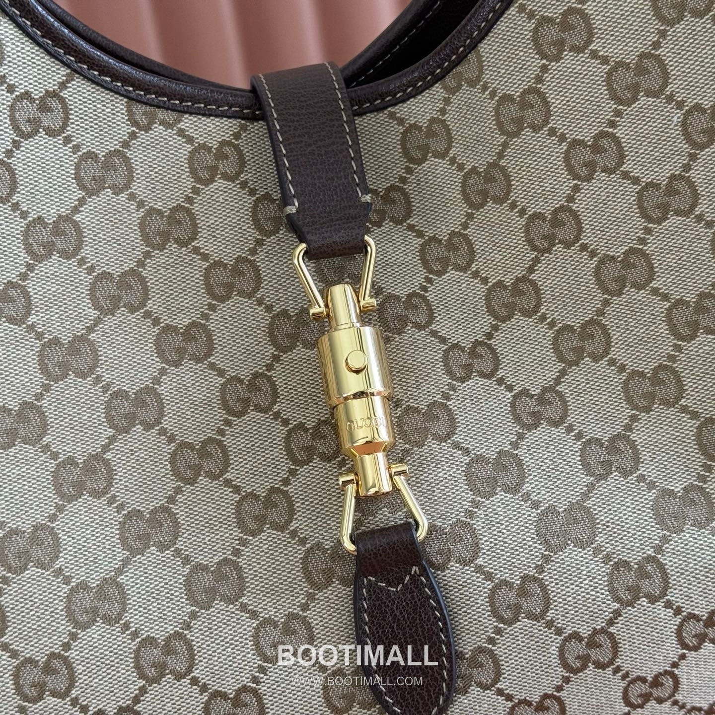 Gucci GG Canvas Push-Lock Tote Bag 870693 구찌 GG 캔버스 푸시락 토트백 40cm 5