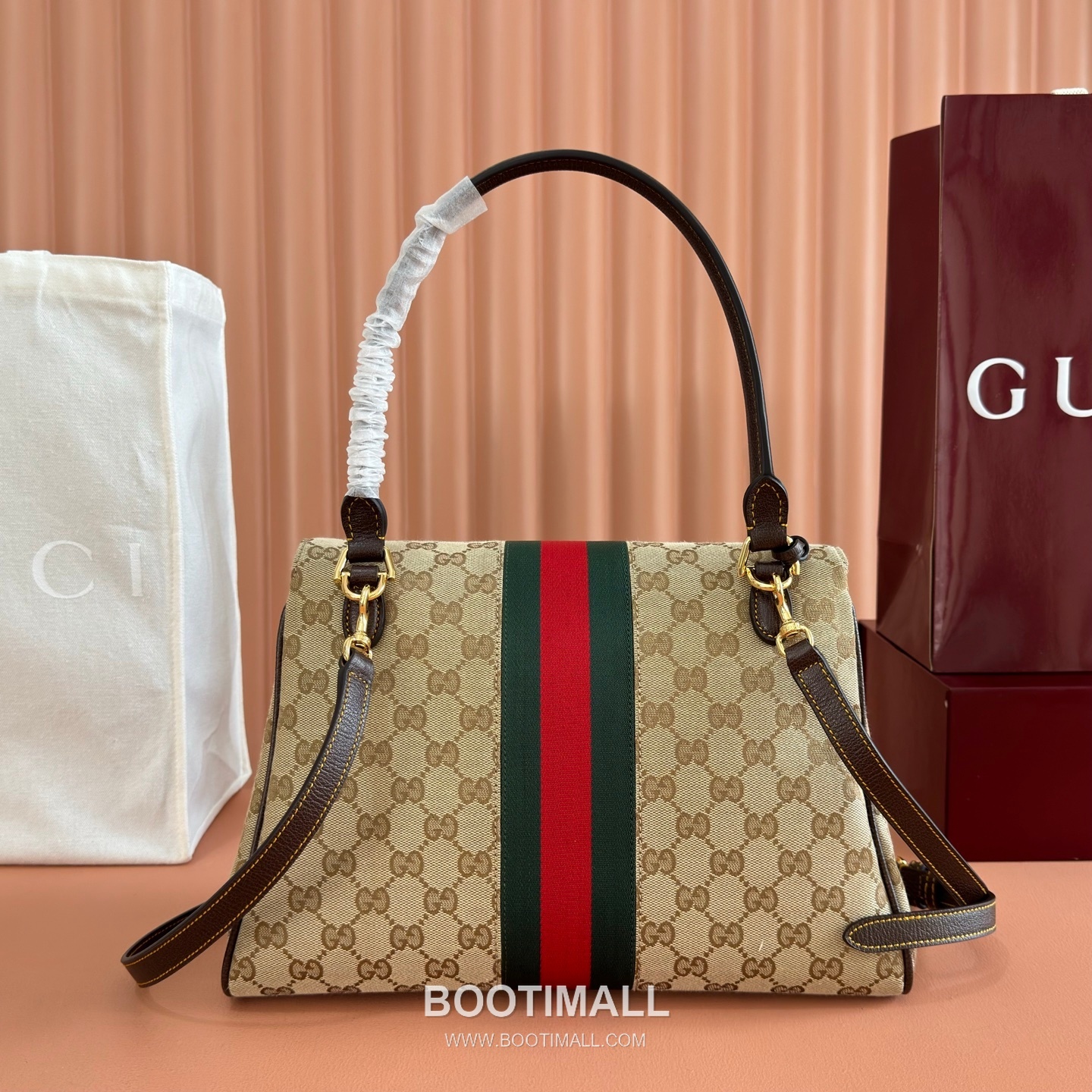 Gucci Generation GG Canvas Horsebit Tote Bag 875018 구찌 제너레이션 GG 캔버스 호스빗 토트백 32cm 2