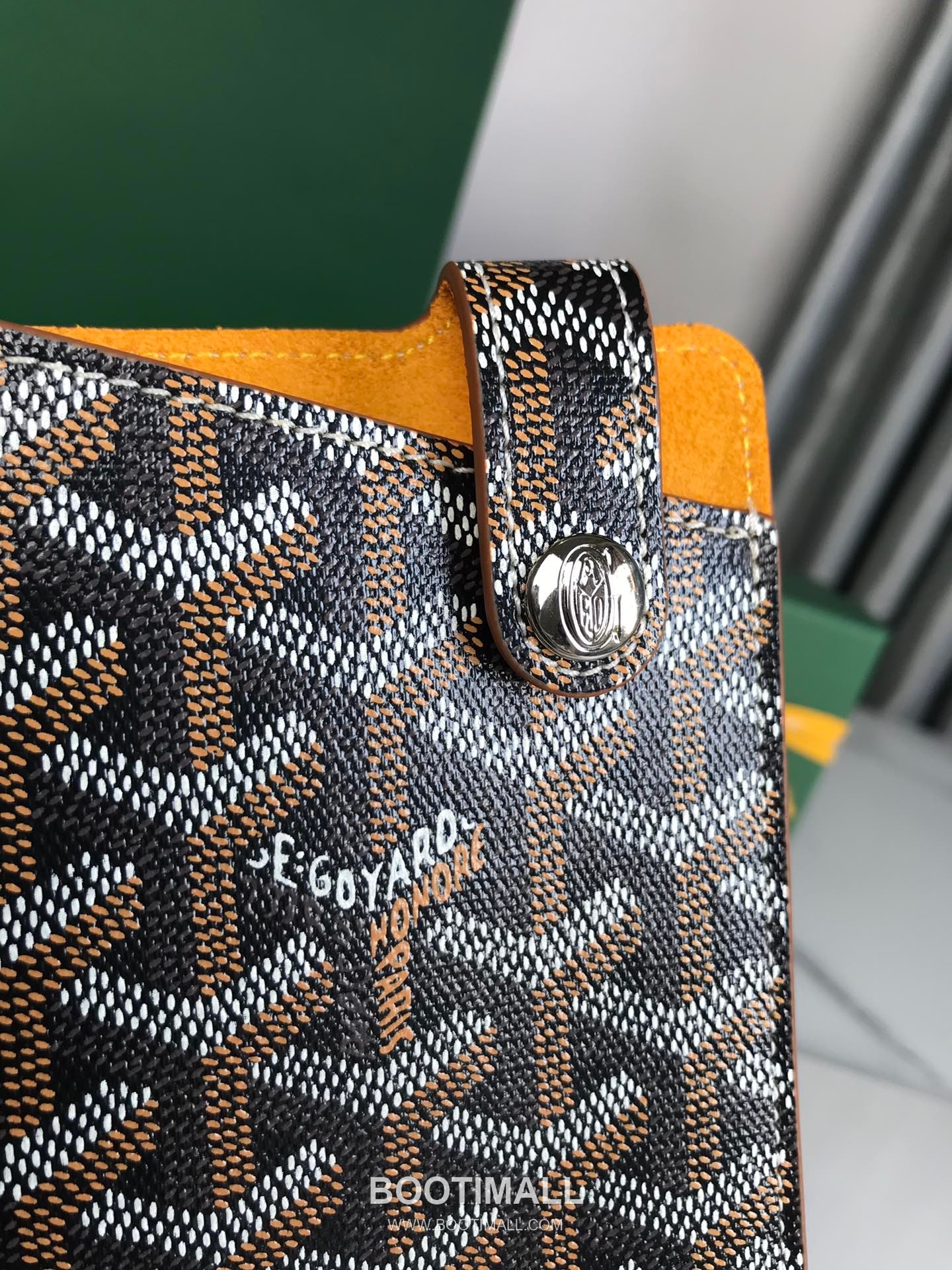 Goyard Montmartre GM Goyardine Canvas Crossbody Pouch 고야드 몽마르트르 GM 고야딘 캔버스 크로스바디 파우치 10cm 8