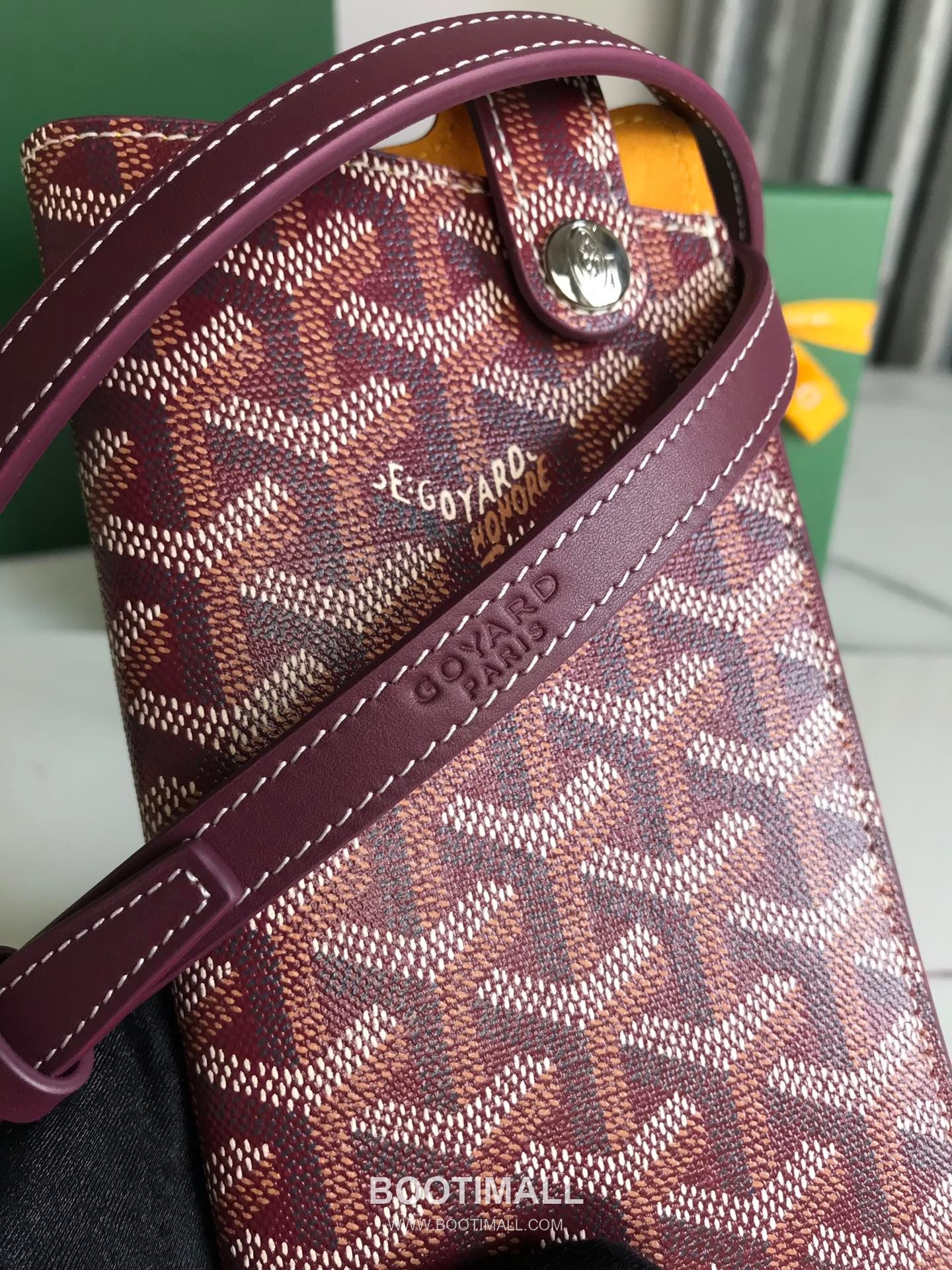 Goyard Montmartre GM Goyardine Canvas Crossbody Pouch 고야드 몽마르트르 GM 고야딘 캔버스 크로스바디 파우치 10cm 8