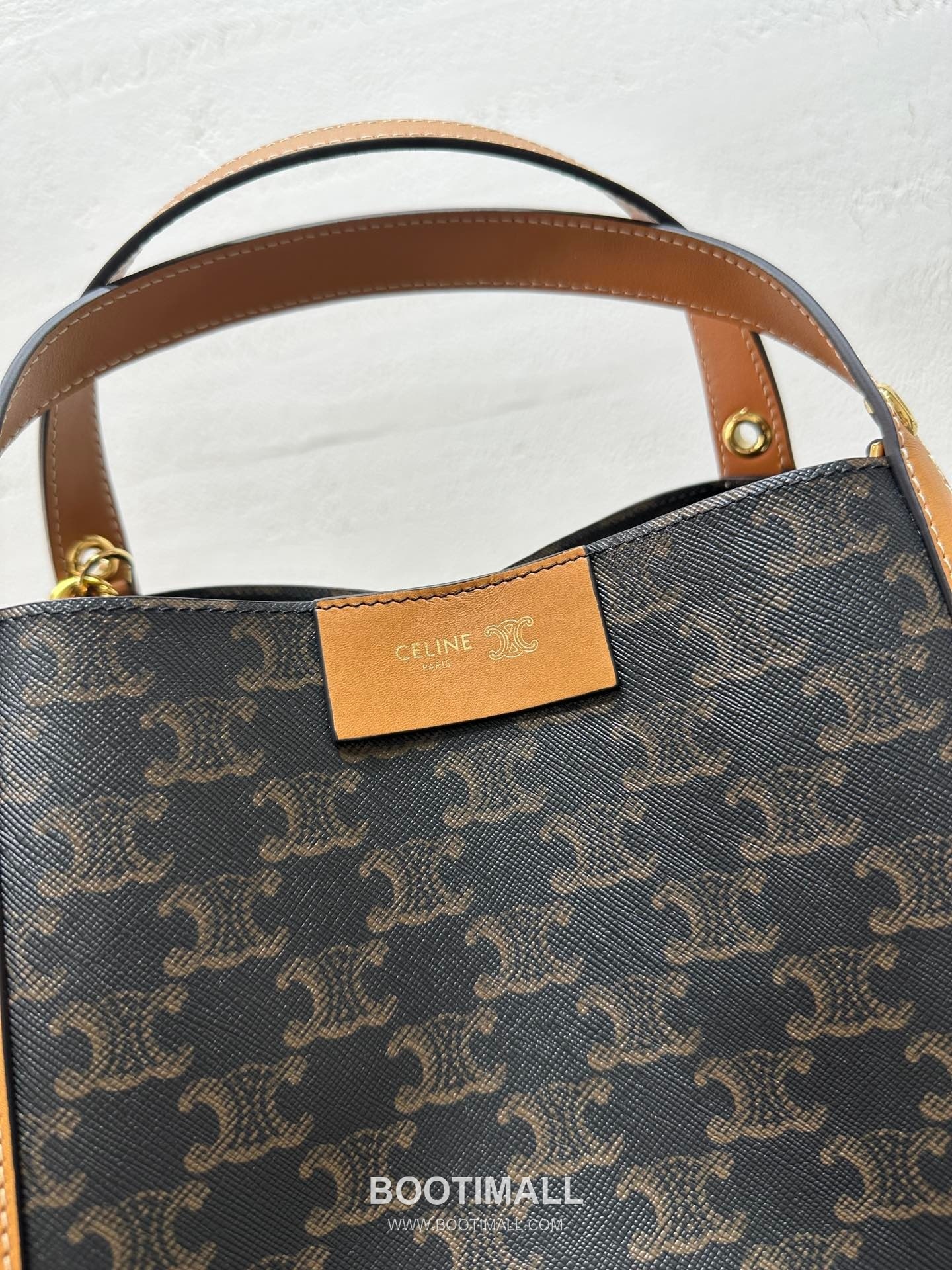 Celine Cubo Small Calfskin Leather Tote Bag 124182 셀린느 큐보 스몰 카프스킨 레더 토트백 21cm 3