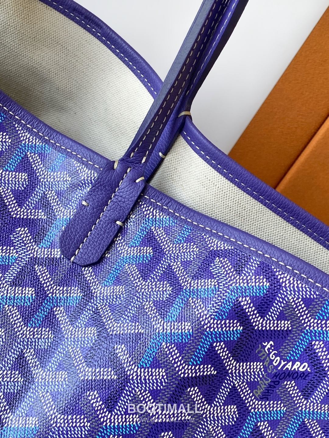 Goyard Saint Louis PM Limited Edition Multicolor Goyardine Canvas Tote Bag G8002 고야드 생루이 PM 리미티드 멀티컬러 고야딘 캔버스 토트백 34cm 7