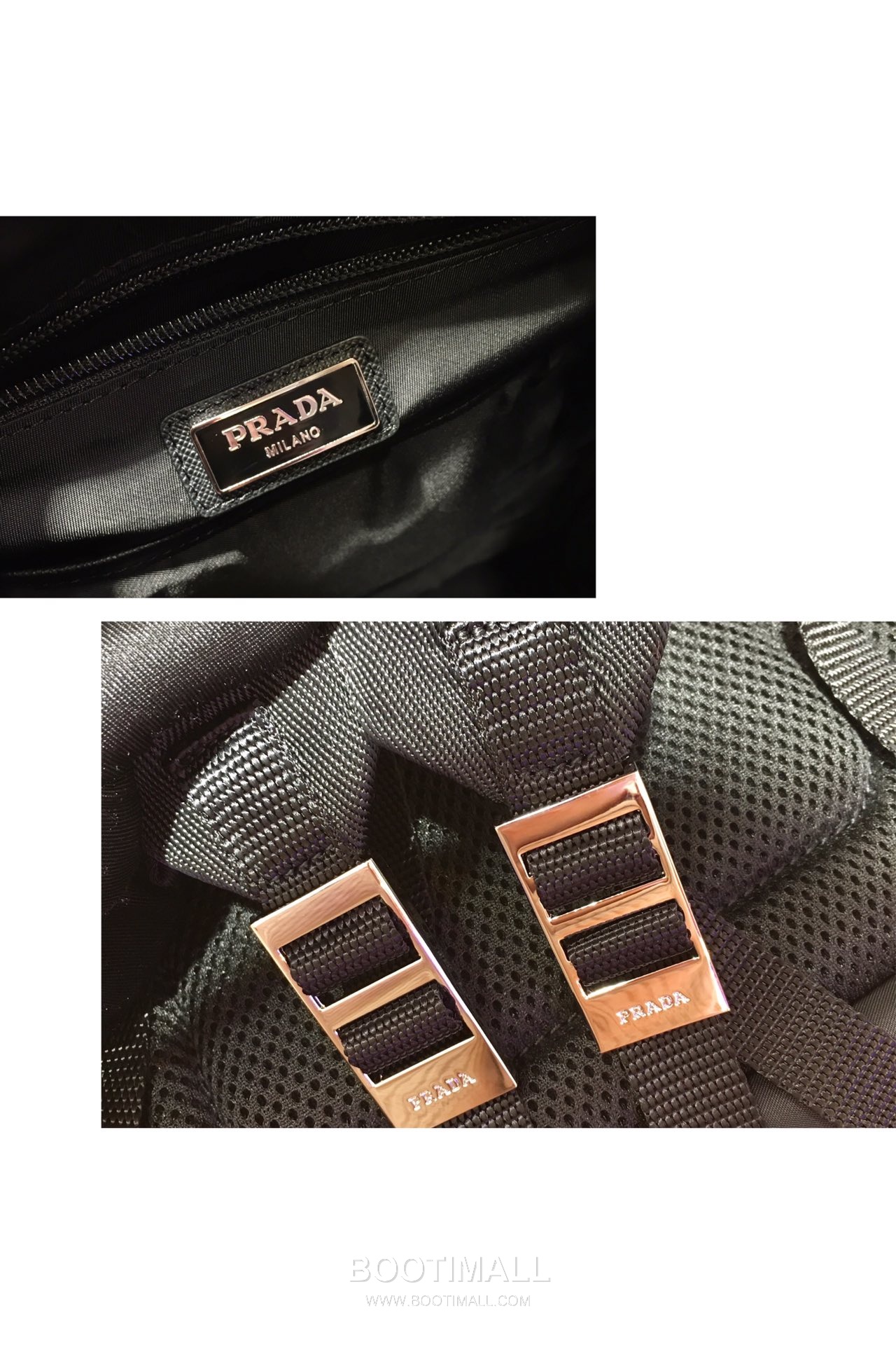 Prada Saffiano Trim Nylon Backpack 2VZ135 프라다 사피아노 트림 나일론 백팩 45cm 9
