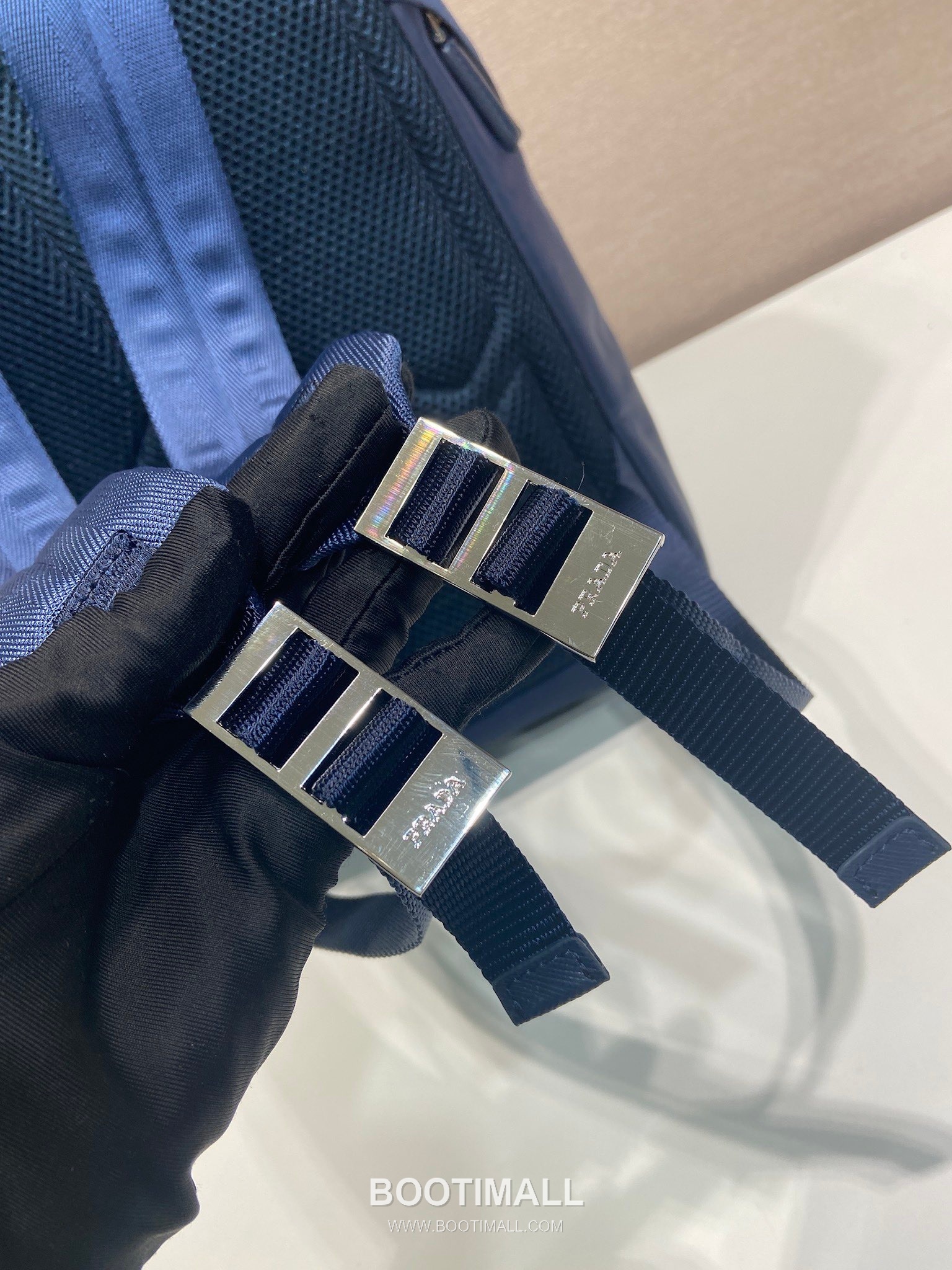 Prada Saffiano Trim Nylon Backpack 2VZ135 프라다 사피아노 트림 나일론 백팩 45cm 7