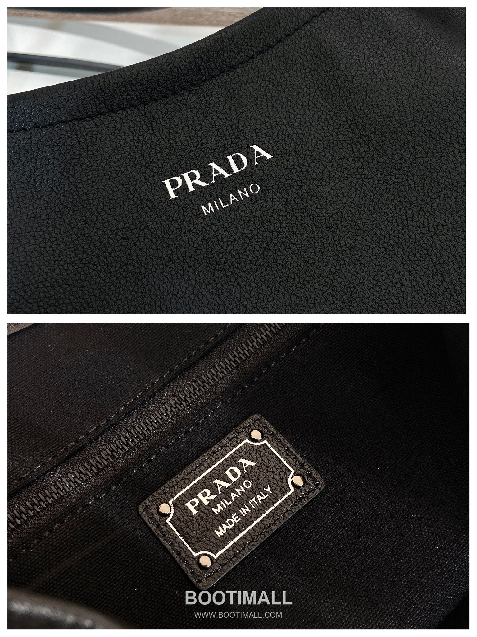 Prada Calfskin Tote Bag with Front Pocket Strap Detail 1BC293 프라다 카프스킨 프론트 포켓 스트랩 토트백 1BC293 39cm 9