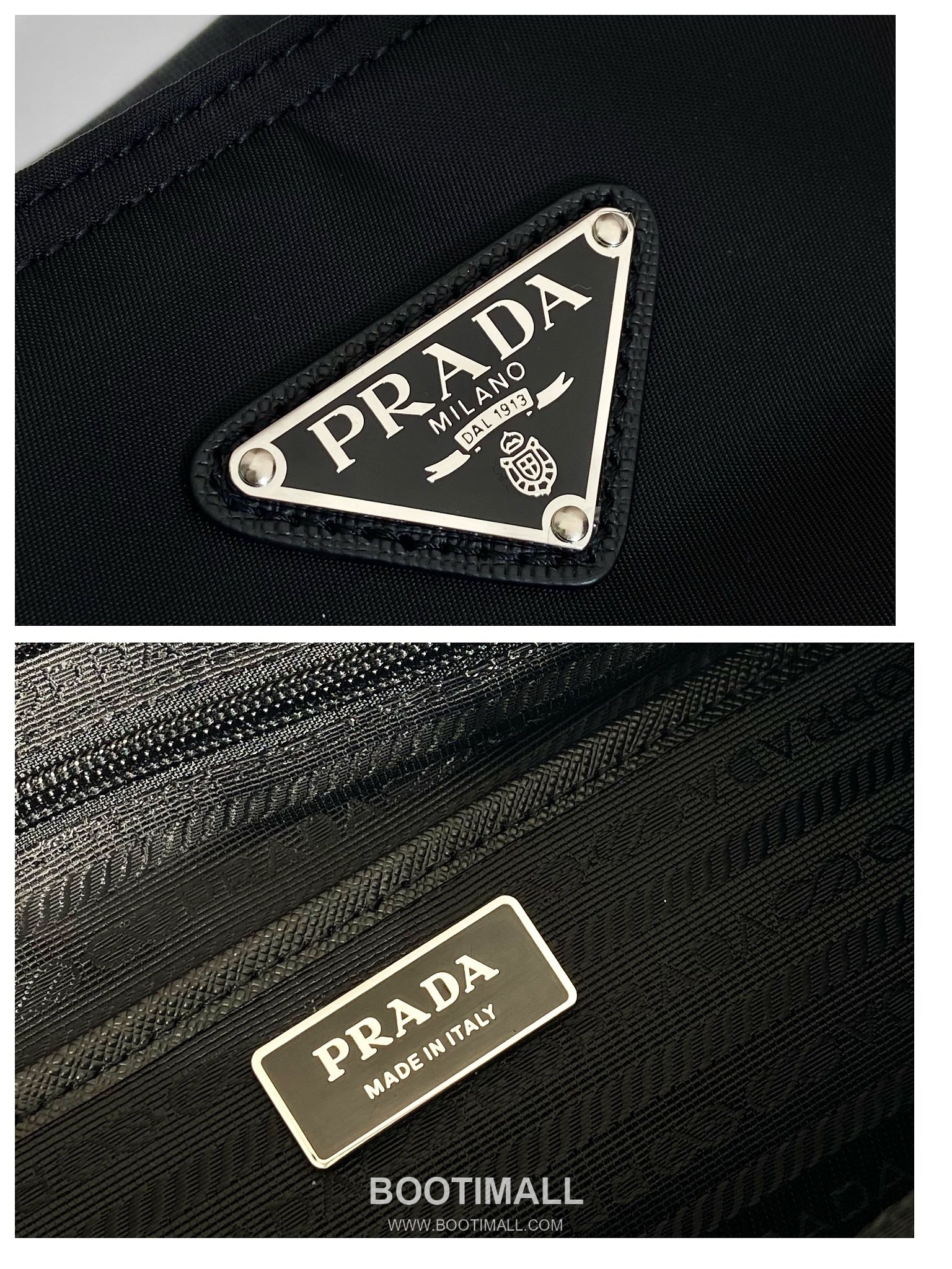 Prada Re-Nylon Briefcase Tote Bag with Adjustable Strap Detail 프라다 리나일론 스트랩 브리프케이스 토트백 1BG876A 34cm 9