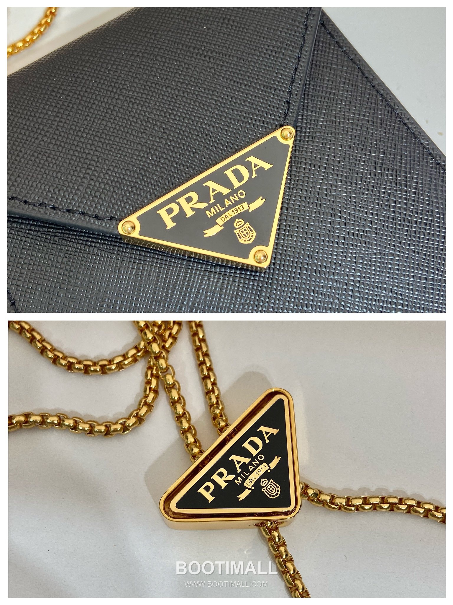 Prada Saffiano Leather Phone Crossbody Bag with Triangle Logo Lock Detail 프라다 사피아노 가죽 트라이앵글 로고 락 디테일 폰 크로스바디백 1BP050 10.5cm 9