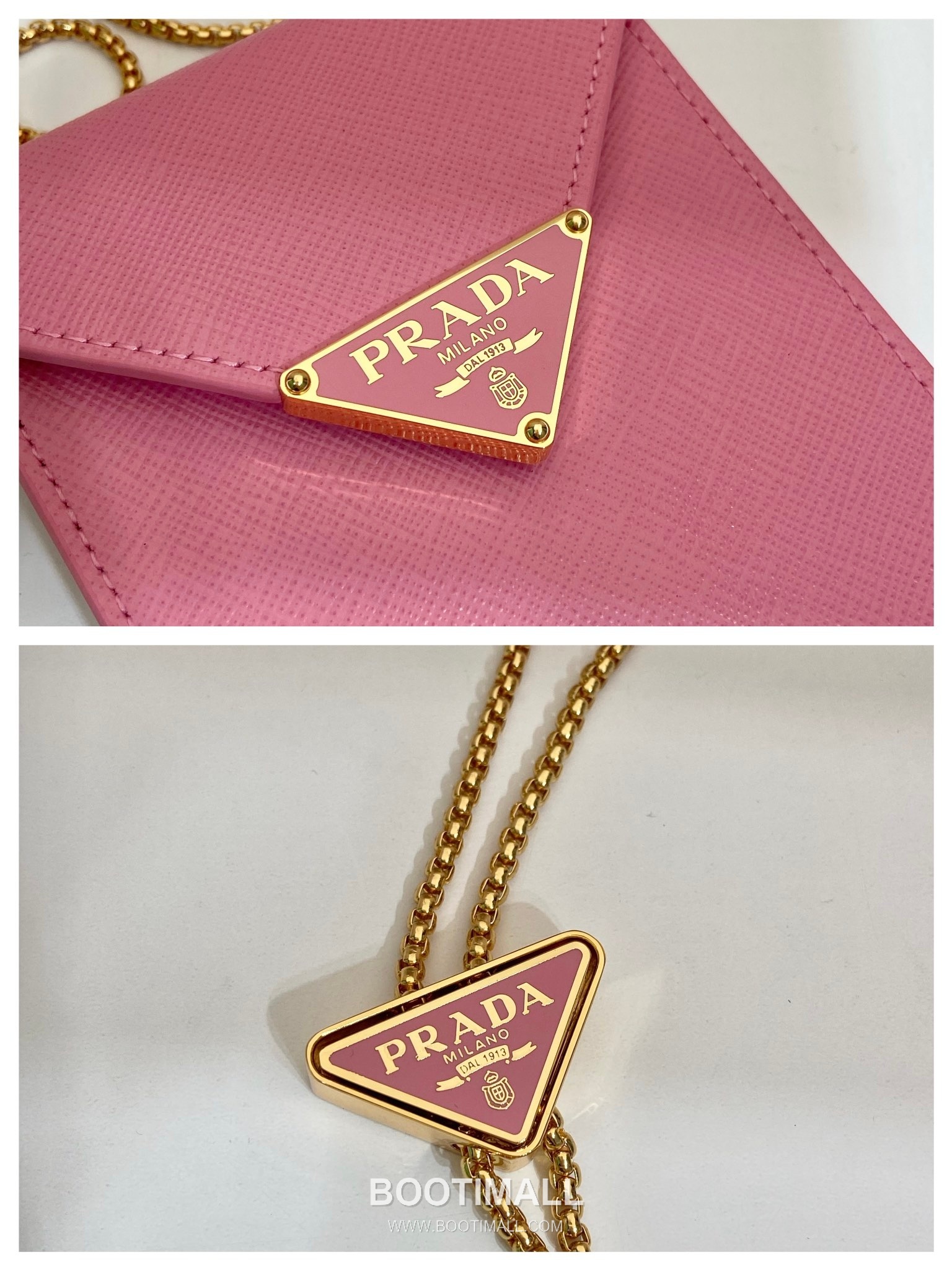 Prada Saffiano Leather Phone Crossbody Bag with Triangle Logo Lock Detail 프라다 사피아노 가죽 트라이앵글 로고 락 디테일 폰 크로스바디백 1BP050 10.5cm 18