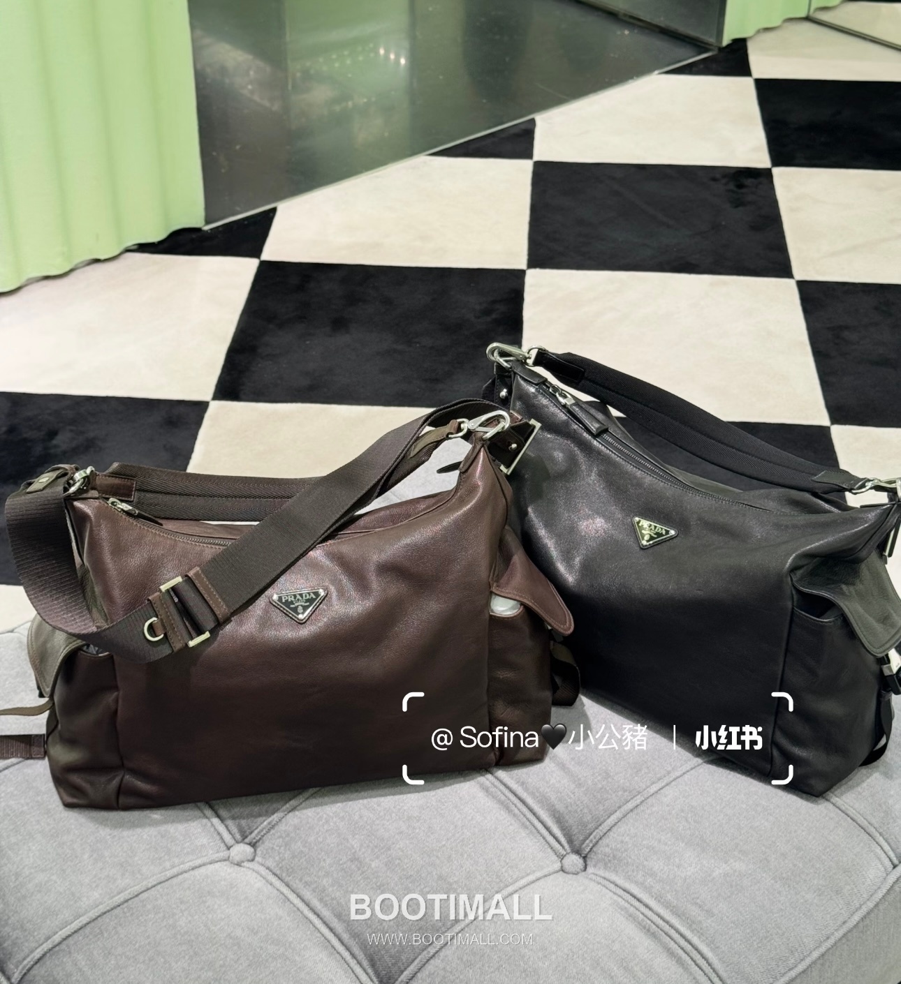 Prada Explore Calfskin Hobo Bag with Multi Pocket Strap Detail 프라다 익스플로어 카프스킨 멀티포켓 스트랩 호보백 2VH204 43cm 13