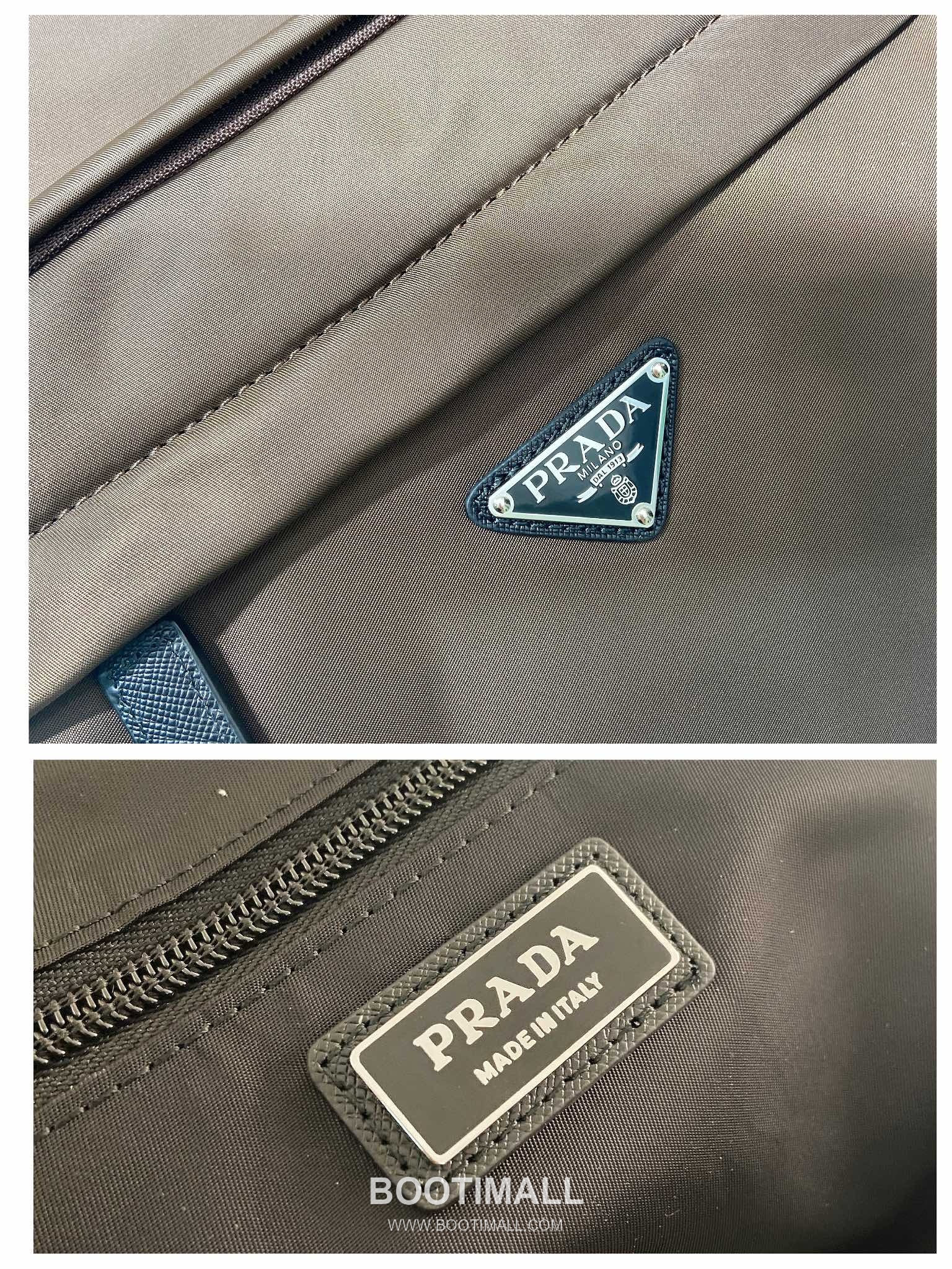 Prada Re-Nylon Backpack with Saffiano Leather Trim and Multi Pocket Detail 프라다 리나일론 사피아노 가죽 트림 멀티 포켓 백팩 2VZ048 31cm 9
