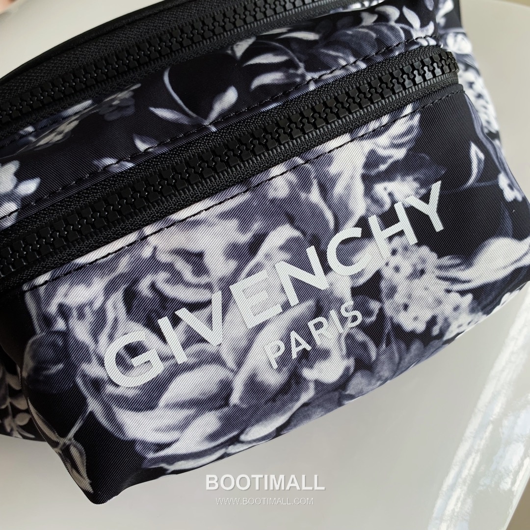 Givenchy Nylon Belt Bag Crossbody with 4G Jacquard Strap and Front Zip Pocket Detail 지방시 나일론 벨트백 크로스바디 4G 자카드 스트랩 프론트 지퍼 포켓 디테일 33cm 5