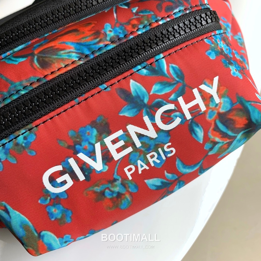 Givenchy Nylon Belt Bag Crossbody with 4G Jacquard Strap and Front Zip Pocket Detail 지방시 나일론 벨트백 크로스바디 4G 자카드 스트랩 프론트 지퍼 포켓 디테일 33cm 5