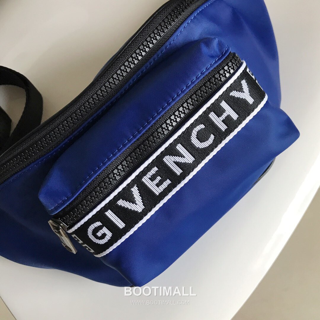 Givenchy Nylon Belt Bag Crossbody with 4G Jacquard Strap and Front Zip Pocket Detail 지방시 나일론 벨트백 크로스바디 4G 자카드 스트랩 프론트 지퍼 포켓 디테일 33cm 3
