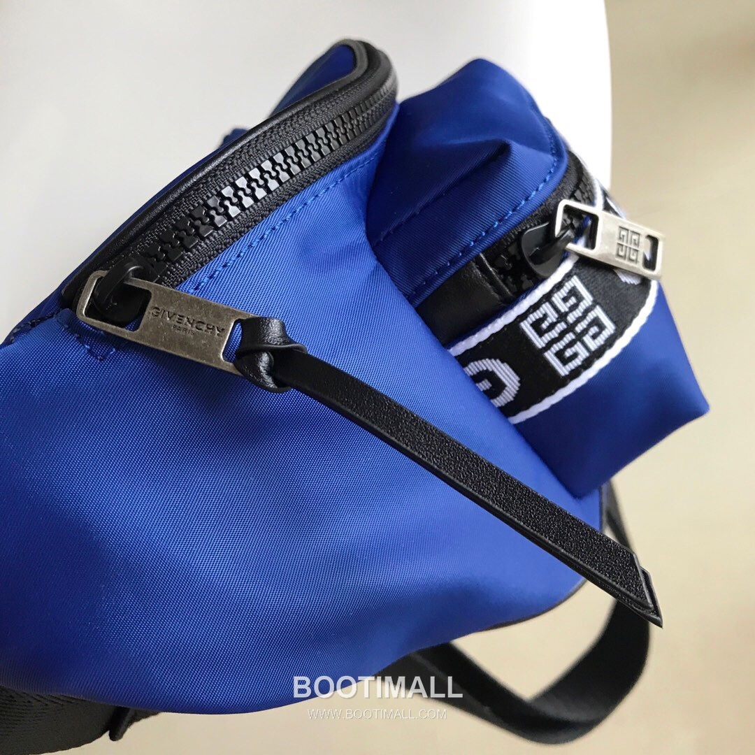 Givenchy Nylon Belt Bag Crossbody with 4G Jacquard Strap and Front Zip Pocket Detail 지방시 나일론 벨트백 크로스바디 4G 자카드 스트랩 프론트 지퍼 포켓 디테일 33cm 4