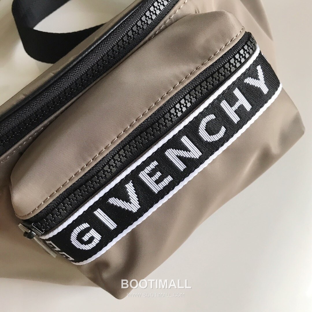 Givenchy Nylon Belt Bag Crossbody with 4G Jacquard Strap and Front Zip Pocket Detail 지방시 나일론 벨트백 크로스바디 4G 자카드 스트랩 프론트 지퍼 포켓 디테일 33cm 3