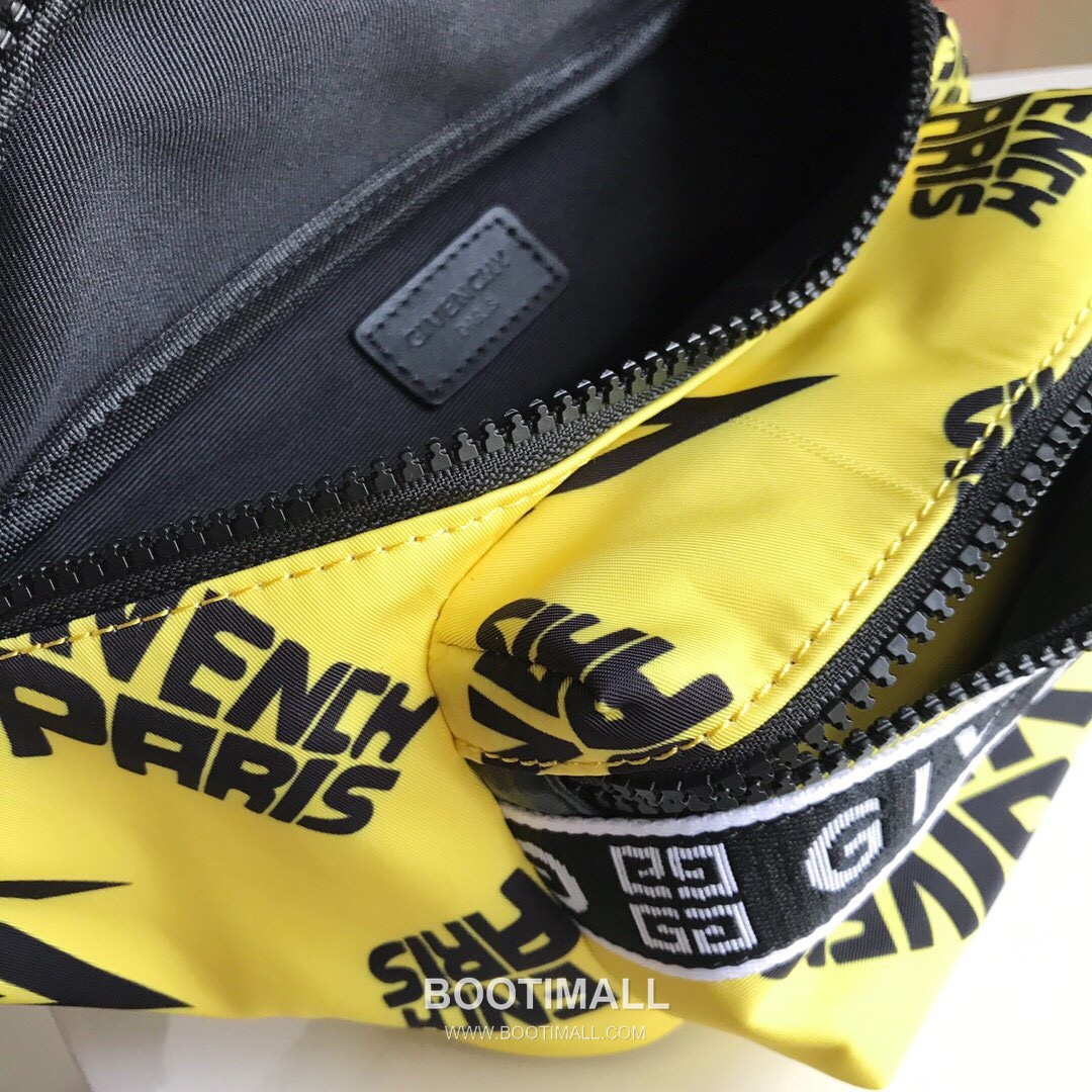 Givenchy Nylon Belt Bag Crossbody with 4G Jacquard Strap and Front Zip Pocket Detail 지방시 나일론 벨트백 크로스바디 4G 자카드 스트랩 프론트 지퍼 포켓 디테일 33cm 9