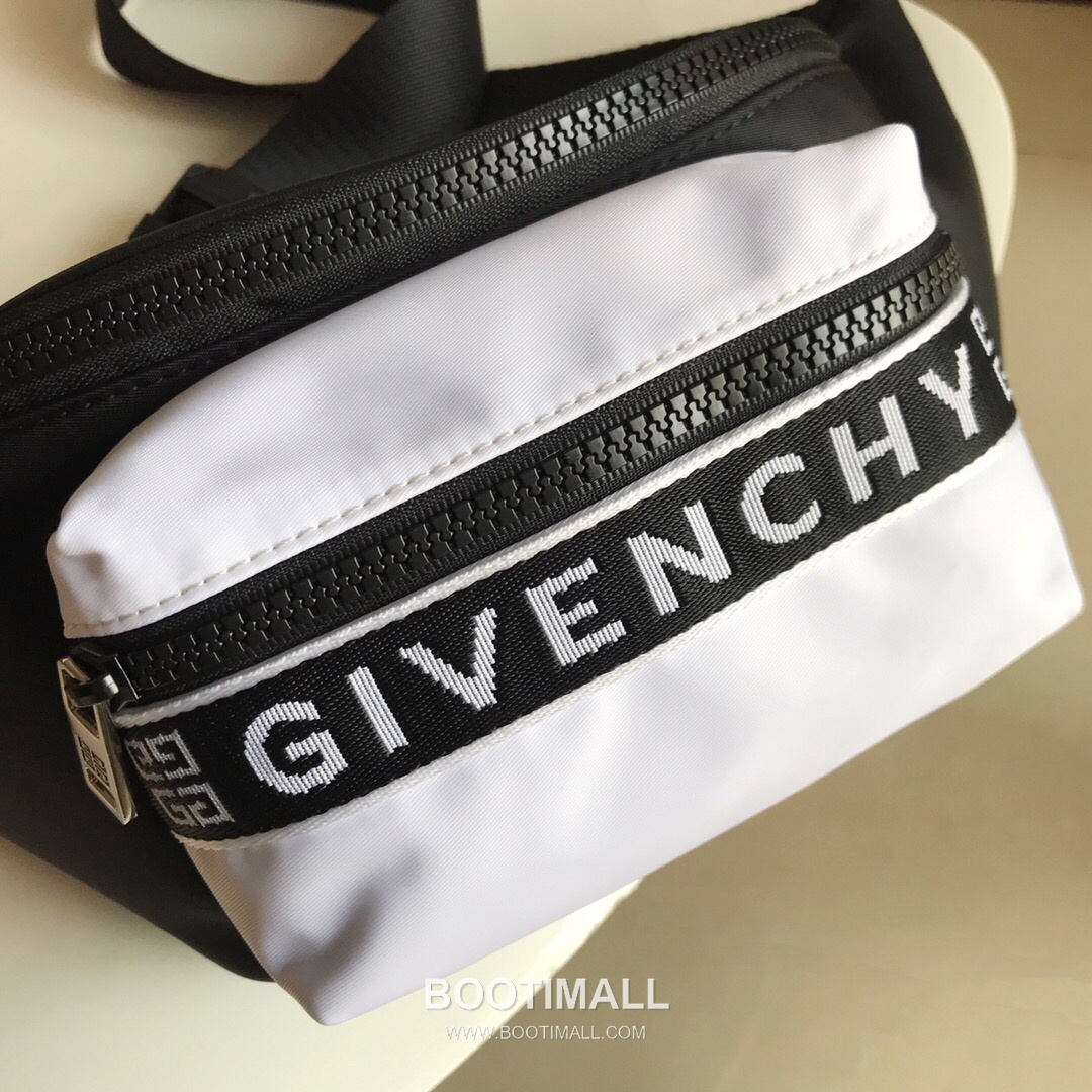 Givenchy Nylon Belt Bag Crossbody with 4G Jacquard Strap and Front Zip Pocket Detail 지방시 나일론 벨트백 크로스바디 4G 자카드 스트랩 프론트 지퍼 포켓 디테일 33cm 2