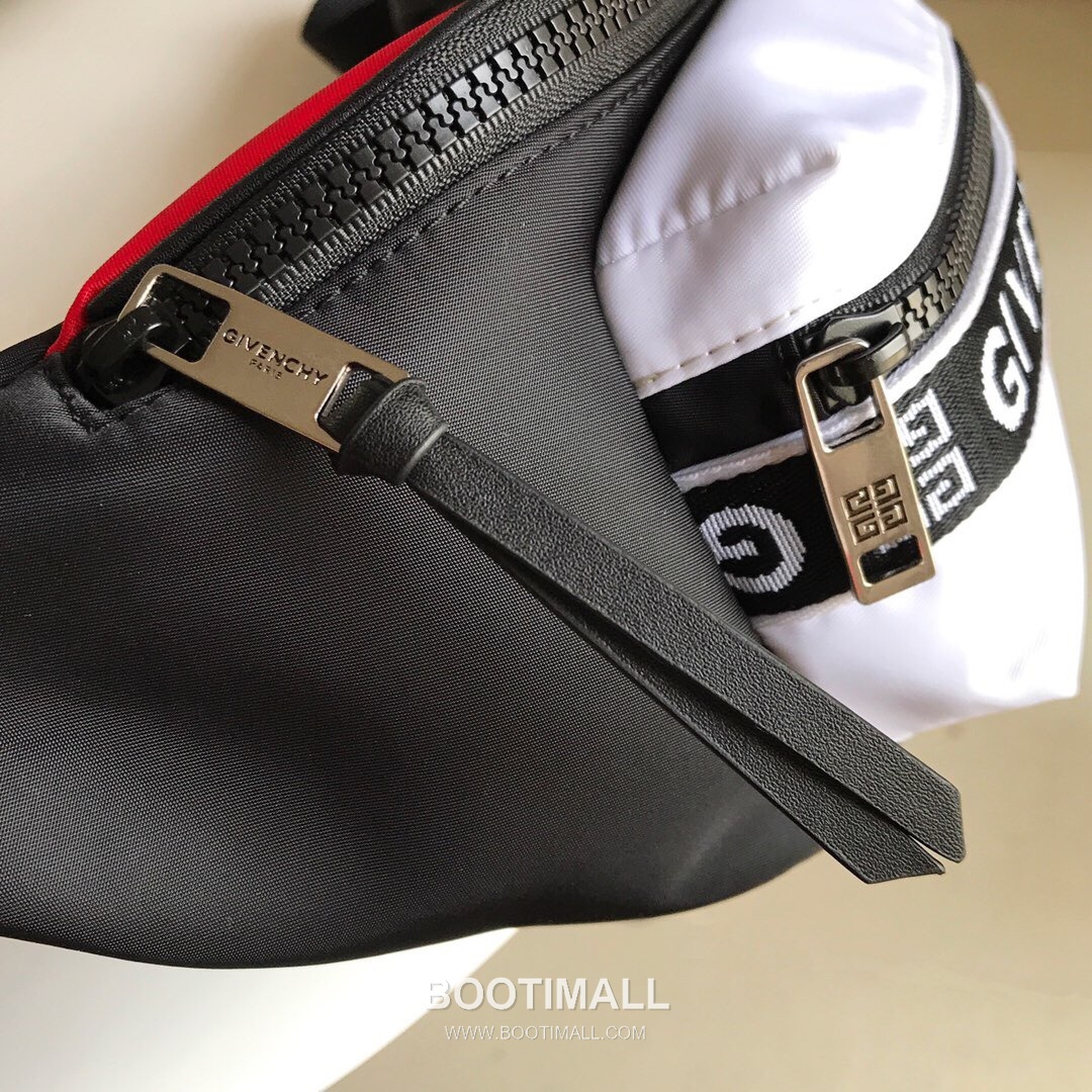 Givenchy Nylon Belt Bag Crossbody with 4G Jacquard Strap and Front Zip Pocket Detail 지방시 나일론 벨트백 크로스바디 4G 자카드 스트랩 프론트 지퍼 포켓 디테일 33cm 4