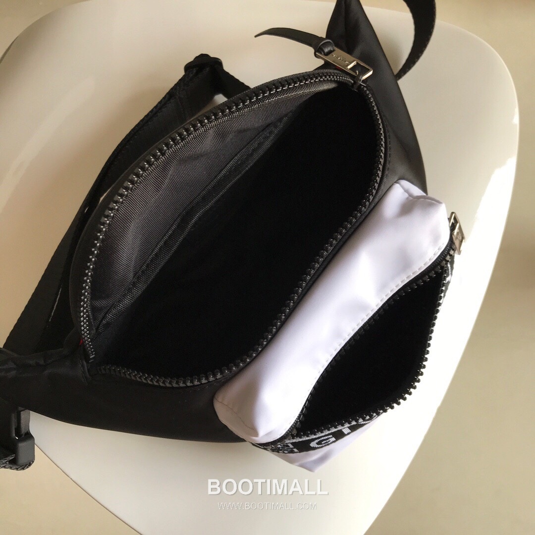 Givenchy Nylon Belt Bag Crossbody with 4G Jacquard Strap and Front Zip Pocket Detail 지방시 나일론 벨트백 크로스바디 4G 자카드 스트랩 프론트 지퍼 포켓 디테일 33cm 8
