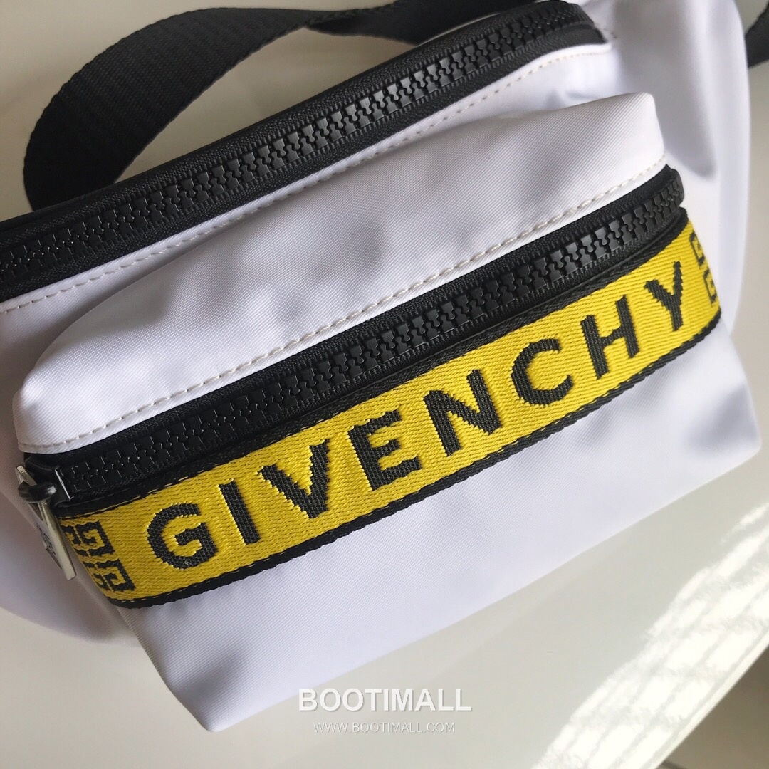 Givenchy Nylon Belt Bag Crossbody with 4G Jacquard Strap and Front Zip Pocket Detail 지방시 나일론 벨트백 크로스바디 4G 자카드 스트랩 프론트 지퍼 포켓 디테일 33cm 3