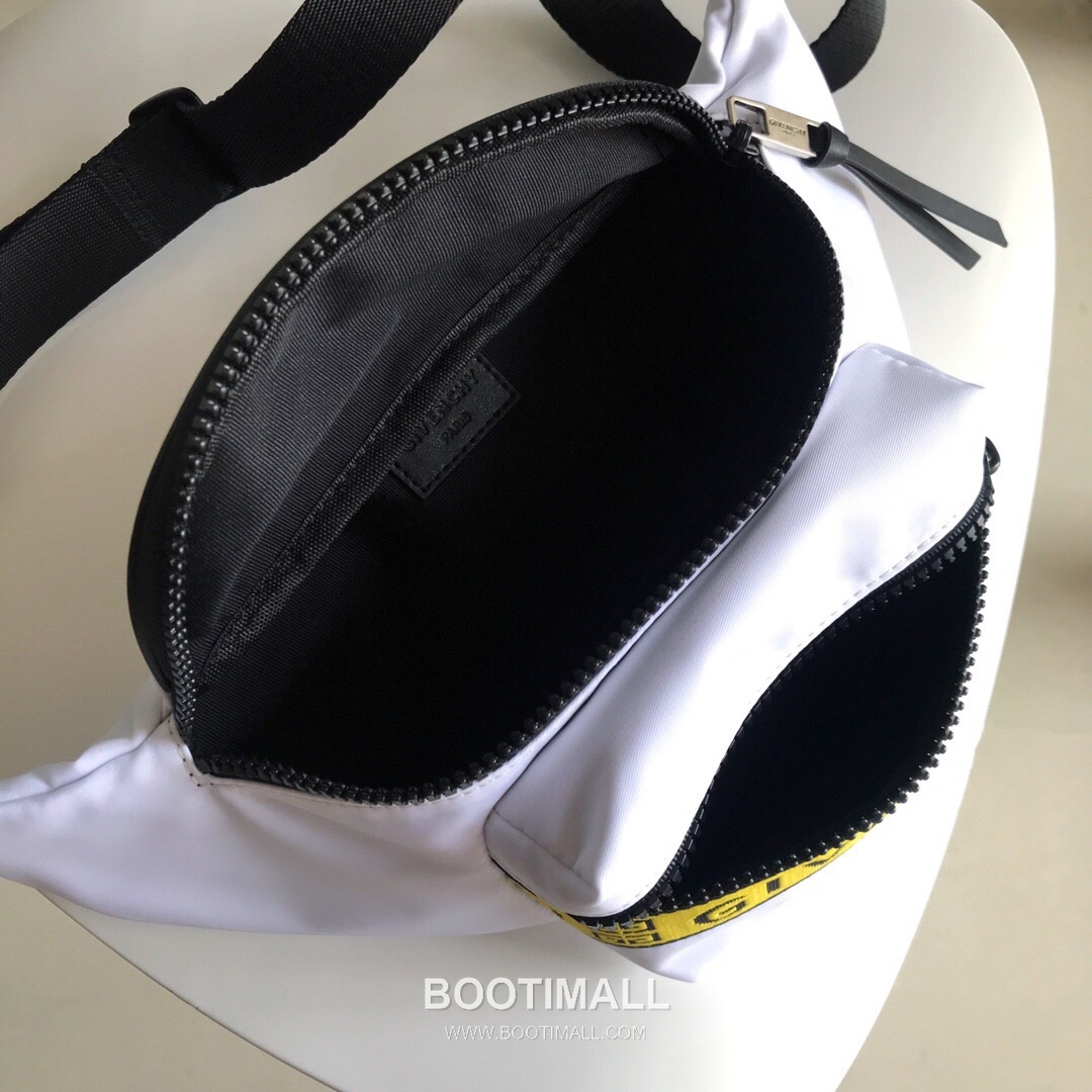 Givenchy Nylon Belt Bag Crossbody with 4G Jacquard Strap and Front Zip Pocket Detail 지방시 나일론 벨트백 크로스바디 4G 자카드 스트랩 프론트 지퍼 포켓 디테일 33cm 8