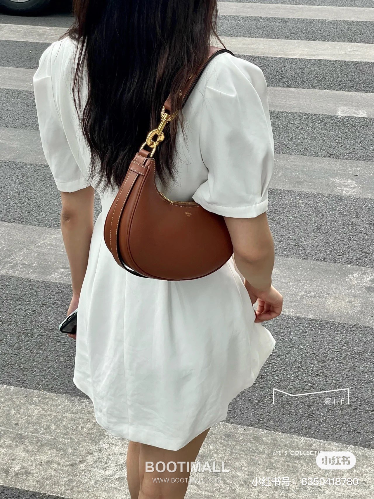 Celine Ava Strap Leather Shoulder Bag with Adjustable Buckle Detail 셀린느 아바 스트랩 레더 조절 버클 숄더백 196923 24cm 18