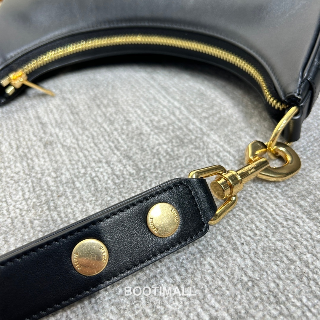 Celine Ava Strap Leather Shoulder Bag with Adjustable Buckle Detail 셀린느 아바 스트랩 레더 조절 버클 숄더백 196923 24cm 7