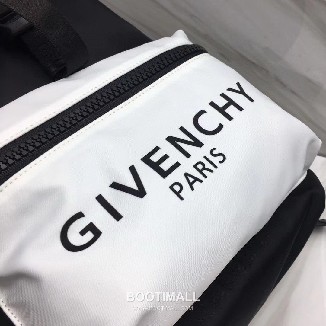 Givenchy Nylon Canvas Backpack with Calfskin Trim and Drawstring Closure Detail 지방시 나일론 캔버스 카프스킨 트림 드로우스트링 백팩 29913-2 30cm 7
