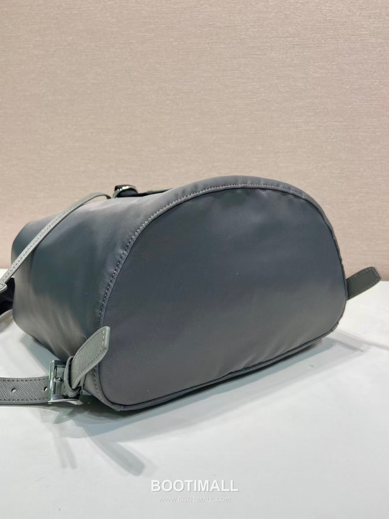 Prada Re-Nylon Backpack with Saffiano Leather Trim and Minimal Strap Design 프라다 리나일론 사피아노 가죽 트림 미니멀 스트랩 백팩 1BZ0197 25cm 7