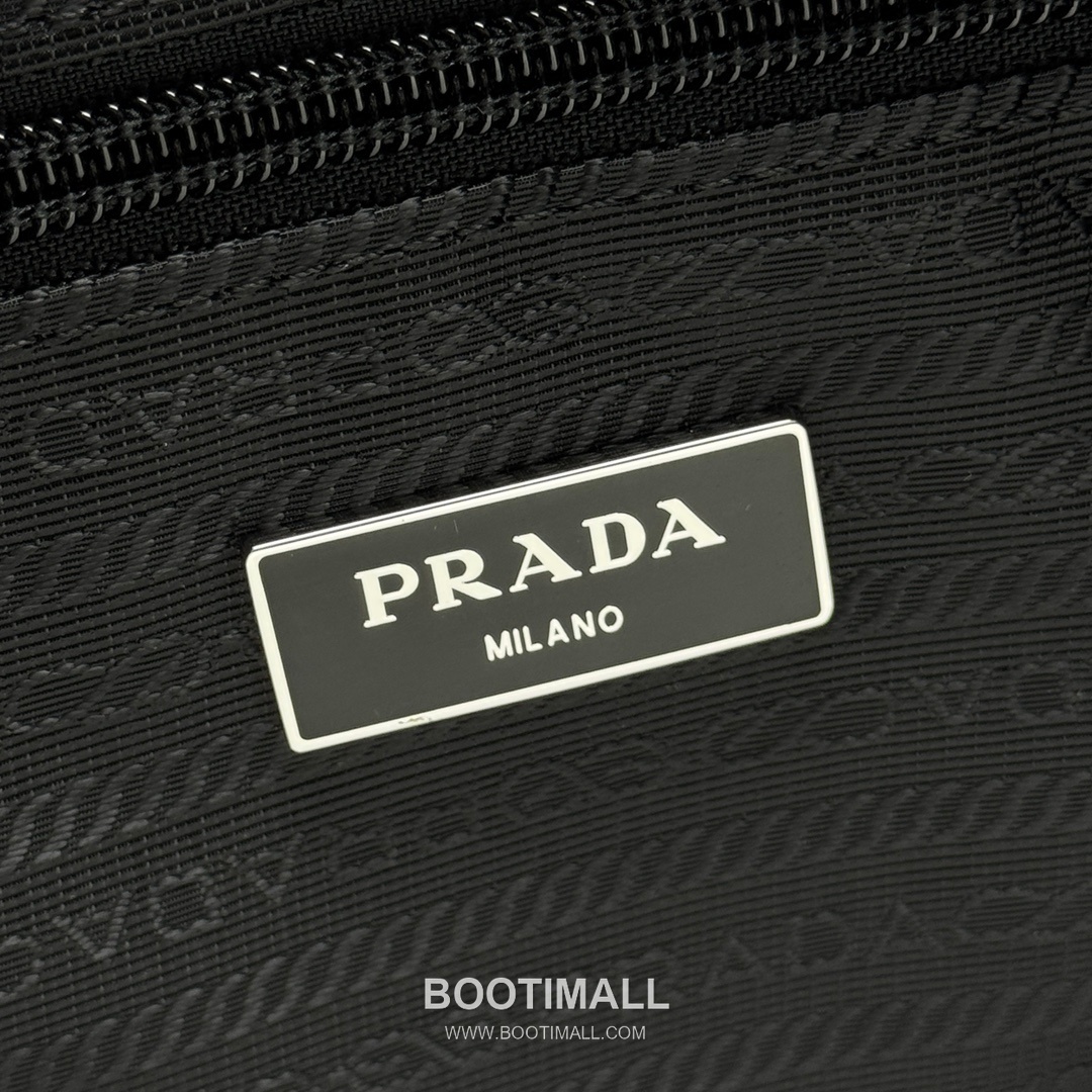 Prada Re-Nylon Saffiano Leather Handle Tote Bag with Front Pocket Detail 프라다 리나일론 사피아노 가죽 핸들 토트백 프론트 포켓 디테일 1BG052 35cm 9