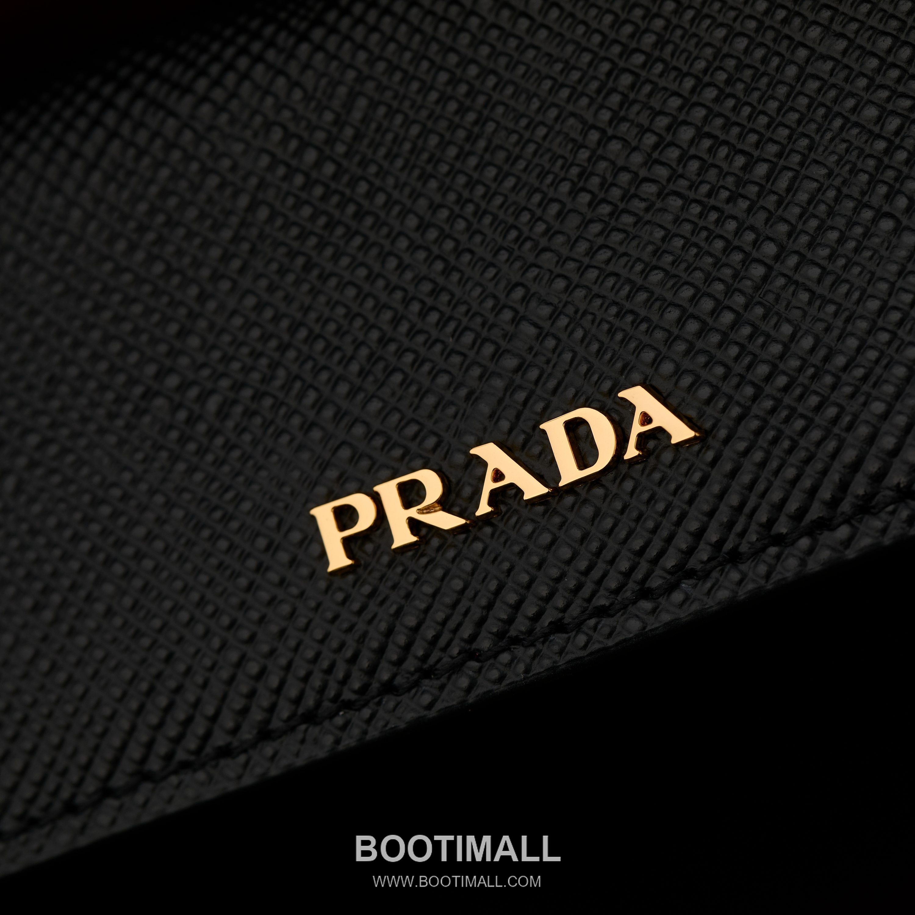 Prada Crossgrain Calfskin Tote Bag with Contrast Leather Interior and Top Handle Detail 프라다 크로스그레인 카프스킨 토트백 콘트라스트 레더 내부 탑핸들 디테일 1BG775 33cm 8
