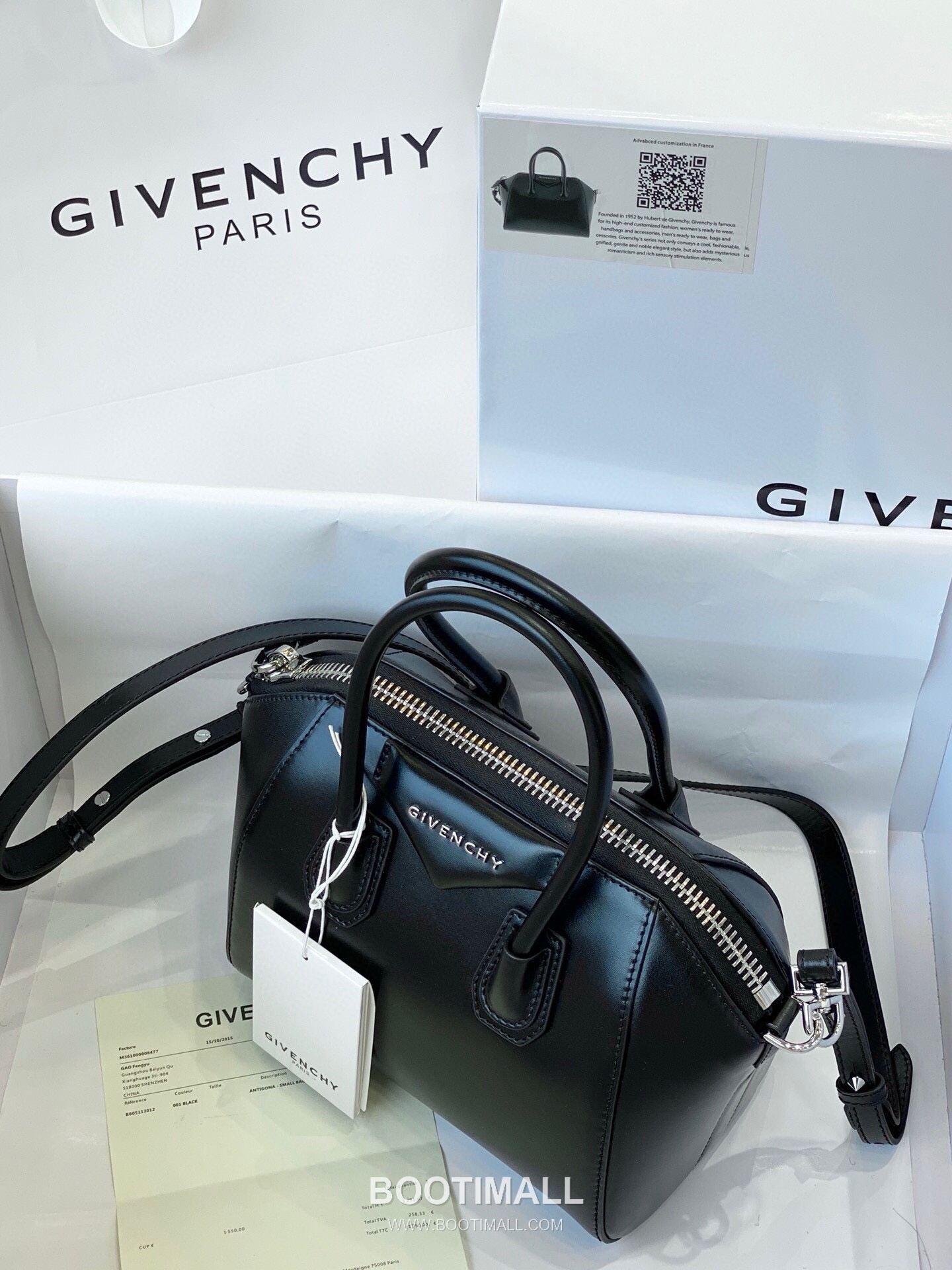 Givenchy Antigona Smooth Leather Top Handle Tote Bag with Zip Closure and Logo Detail 지방시 안티고나 스무스 레더 탑핸들 토트백 지퍼 클로저 로고 디테일 9981 22cm 2