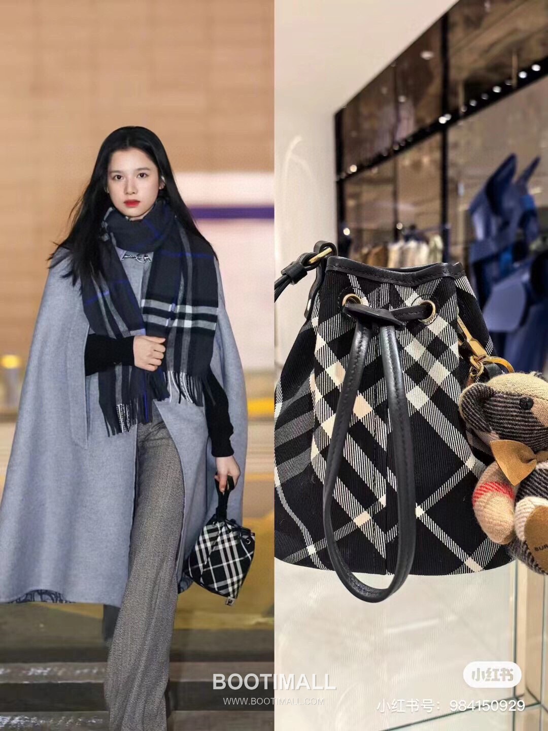 Burberry Lightweight Canvas Crossbody Bucket Bag with Adjustable Strap Detail 버버리 경량 캔버스 크로스바디 버킷백 조절 스트랩 118150 16cm 2