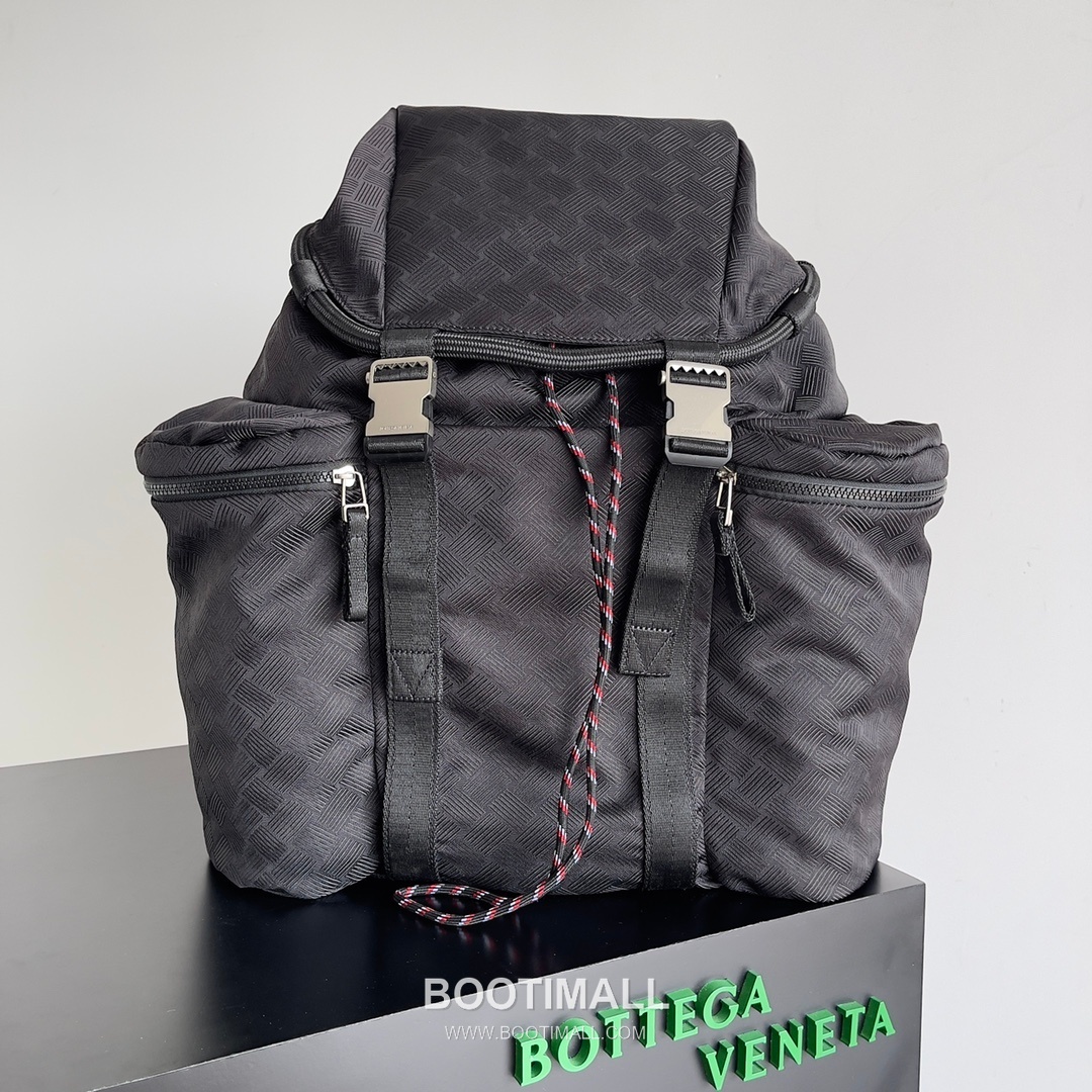 Prada Alto Jacquard Nylon Backpack with Lightweight Outdoor Design 프라다 알토 자카드 나일론 백팩 경량 아웃도어 42cm 1