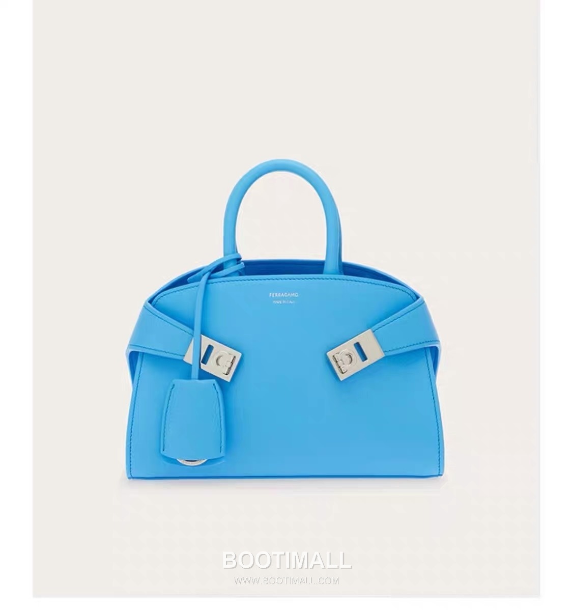 Salvatore Ferragamo Hug Nappa Calfskin Top Handle Shoulder Bag with Embrace Lock 살바토레페라가모 허그 나파 카프스킨 탑핸들 숄더백 205608 31.5cm 1