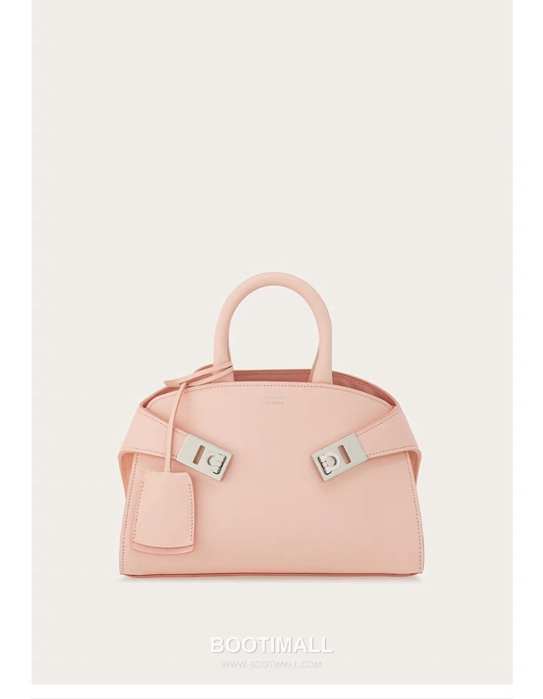 Salvatore Ferragamo Hug Nappa Calfskin Top Handle Shoulder Bag with Embrace Lock 살바토레페라가모 허그 나파 카프스킨 탑핸들 숄더백 205608 31.5cm 1