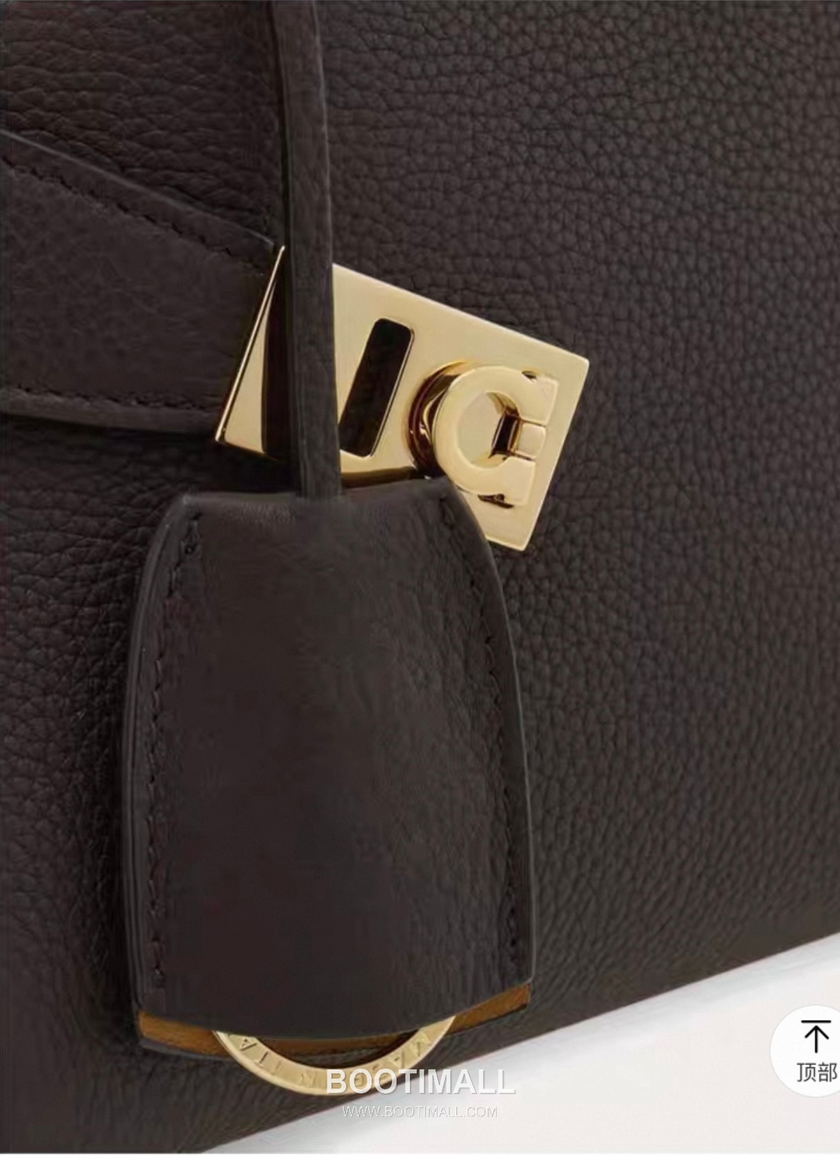 Salvatore Ferragamo Hug Nappa Calfskin Top Handle Shoulder Bag with Embrace Lock 살바토레페라가모 허그 나파 카프스킨 탑핸들 숄더백 205608 31.5cm 2