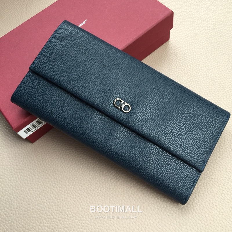 Salvatore Ferragamo Stingray Pattern Calfskin Long Wallet Clutch with Snap Closure 살바토레페라가모 스팅레이 패턴 카프스킨 스냅 롱 월렛 클러치 660082 21.5cm 8