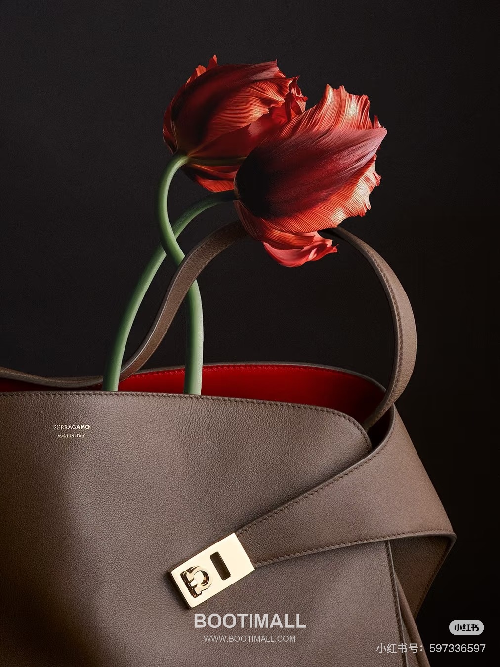 Salvatore Ferragamo Hug Sott Calfskin Top Handle Shoulder Bag with Gancini Lock 살바토레페라가모 허그 소트 카프스킨 탑핸들 숄더백 21-9816 34cm 3